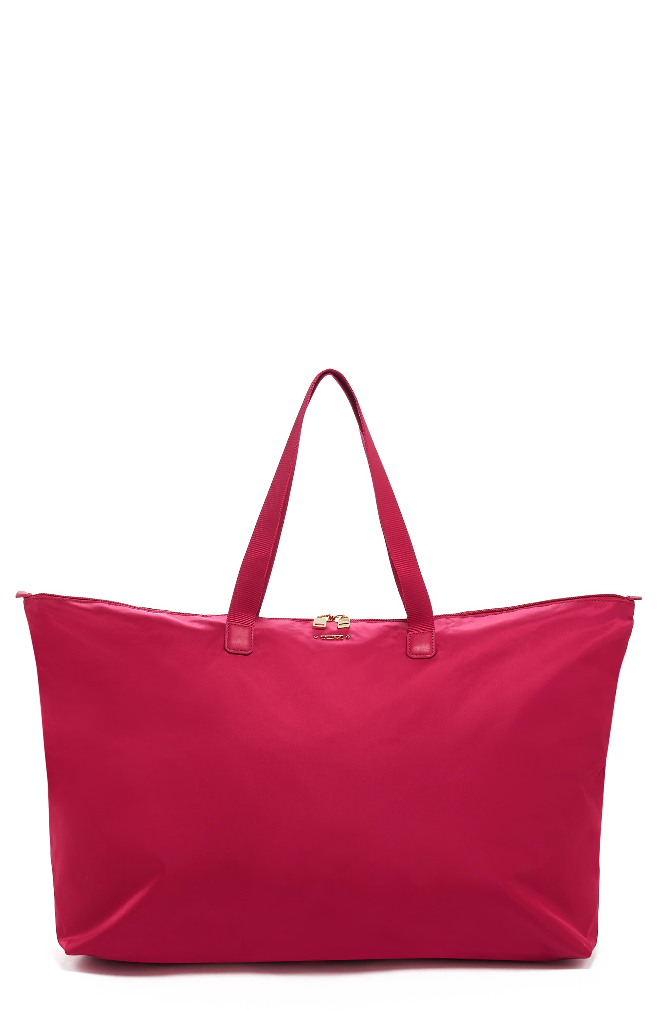 Tumi Voyageur Just In Case Packable Nylon Tote in Red - Lyst