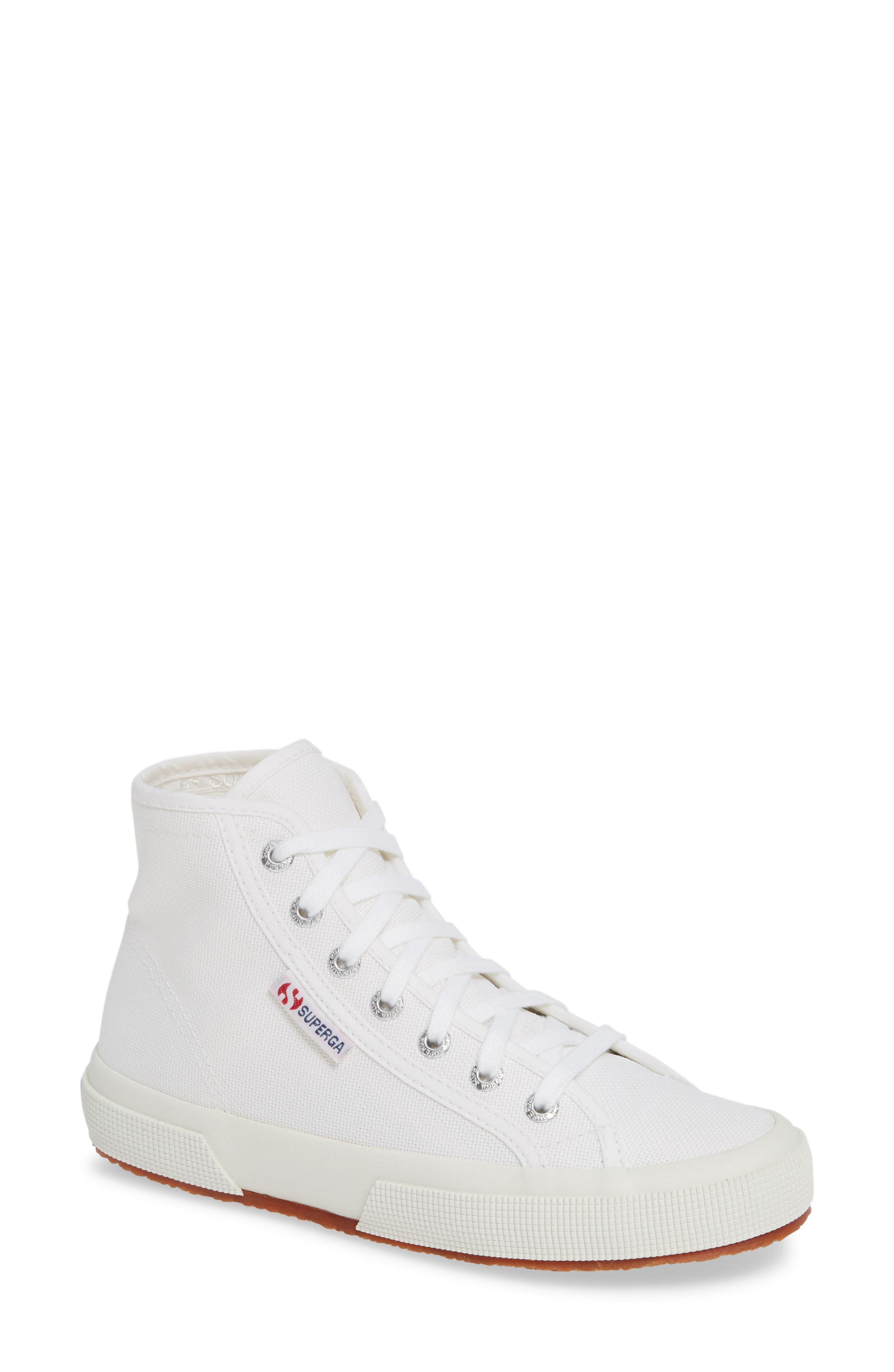 Lyst - Superga 2795 High Top Sneaker in White