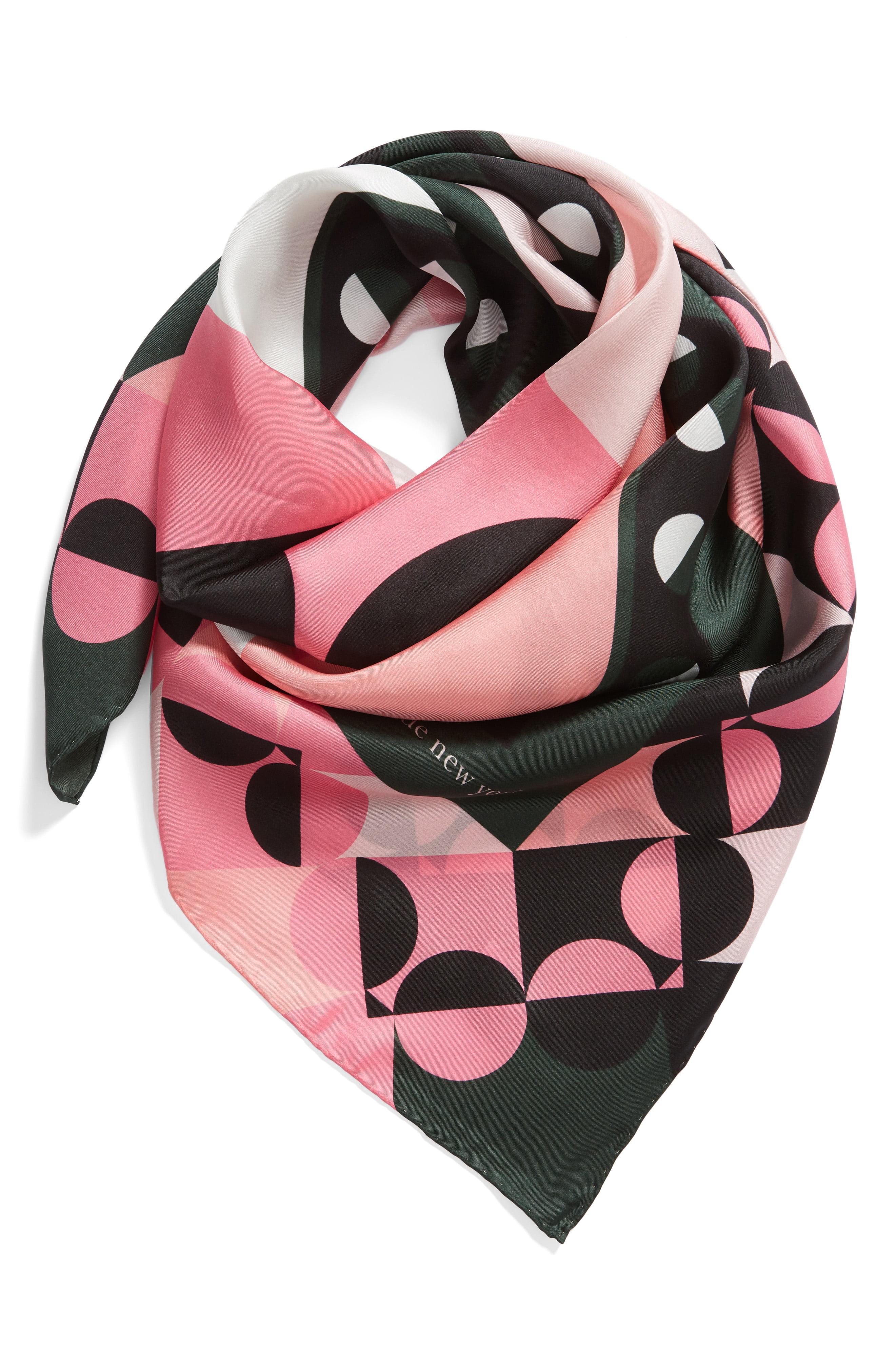 Lyst - Kate Spade Geospade Square Silk Scarf