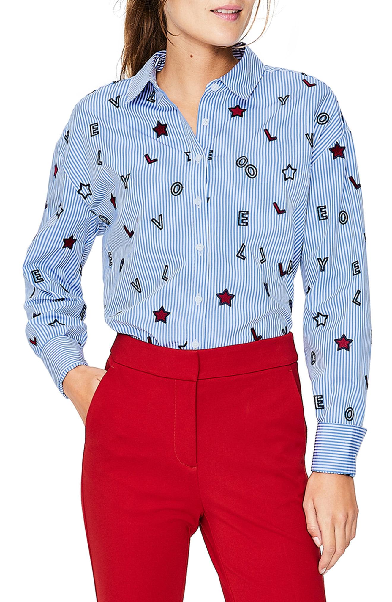 boden blue shirt