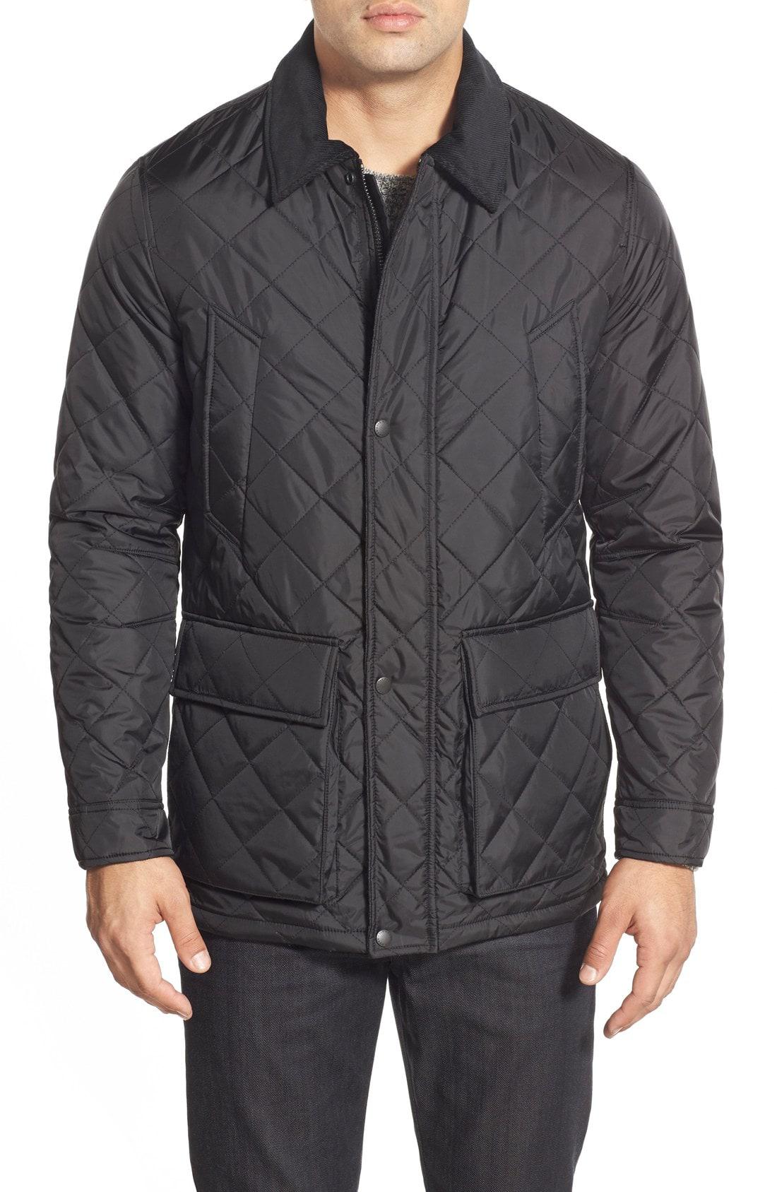 Lyst - Cole Haan Quilted Jacket in Black for Men
