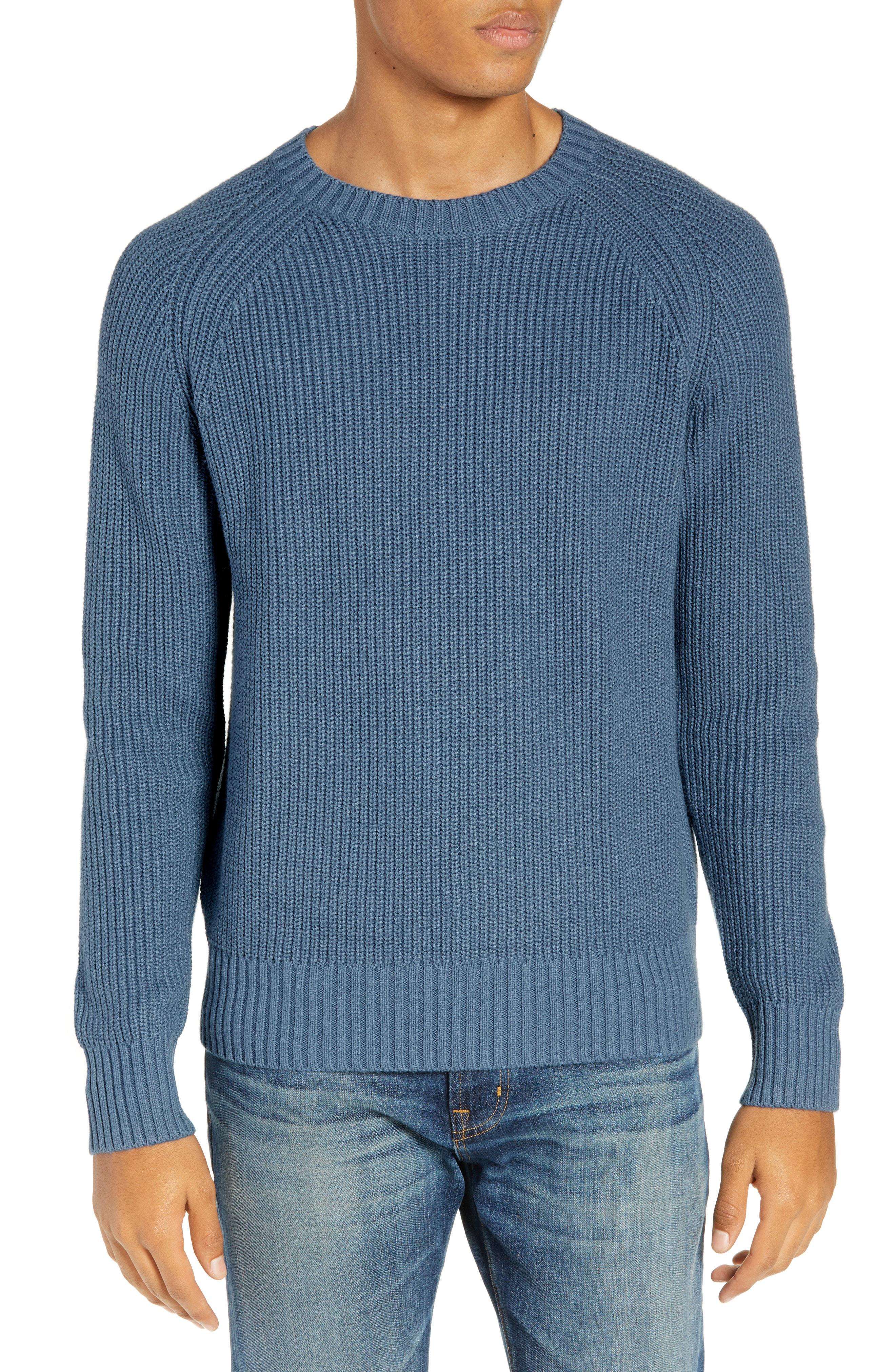 Bonobos Slim Fit Cotton & Cashmere Sweater in Blue for Men - Lyst