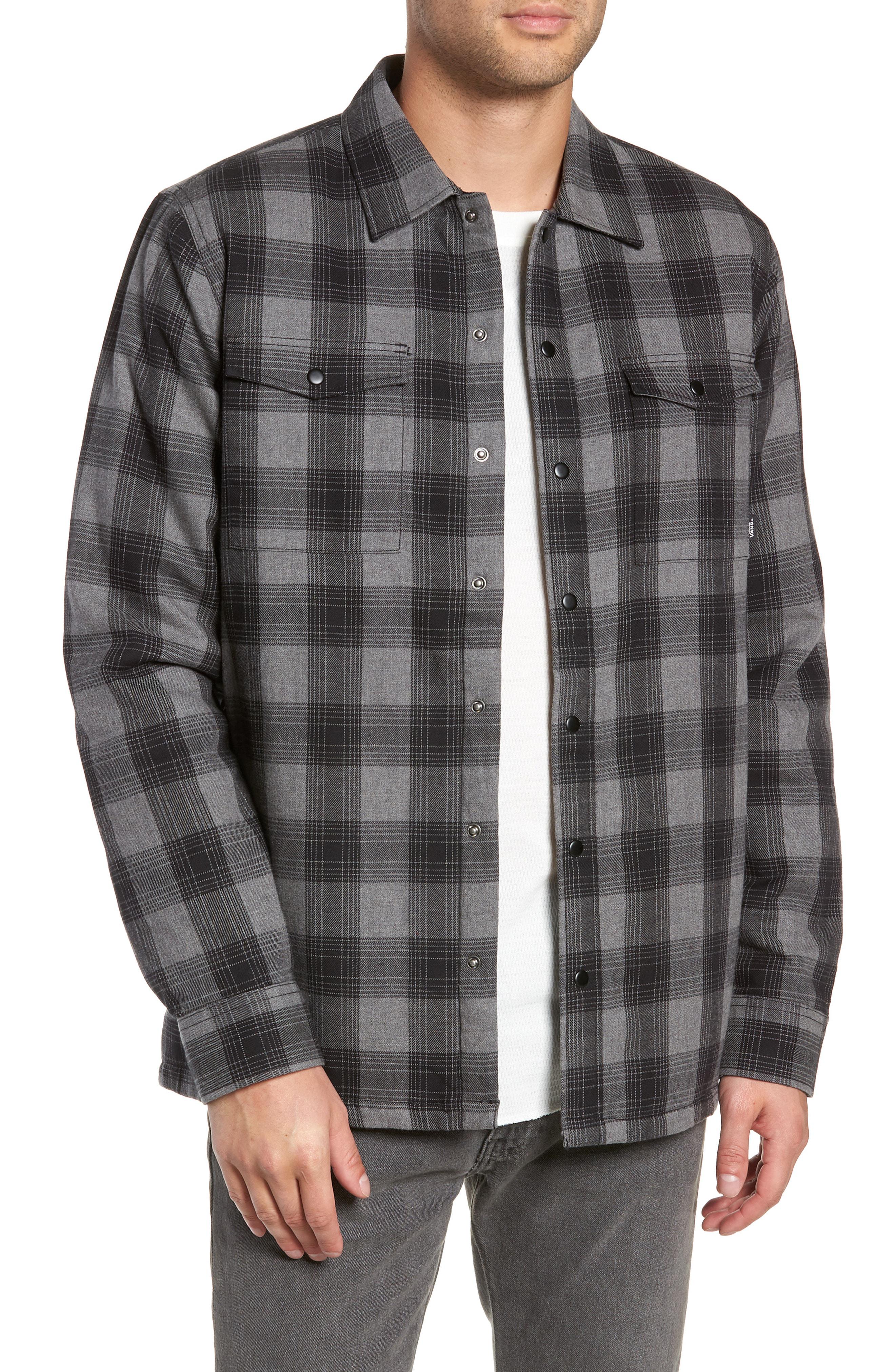 vans plaid jacket