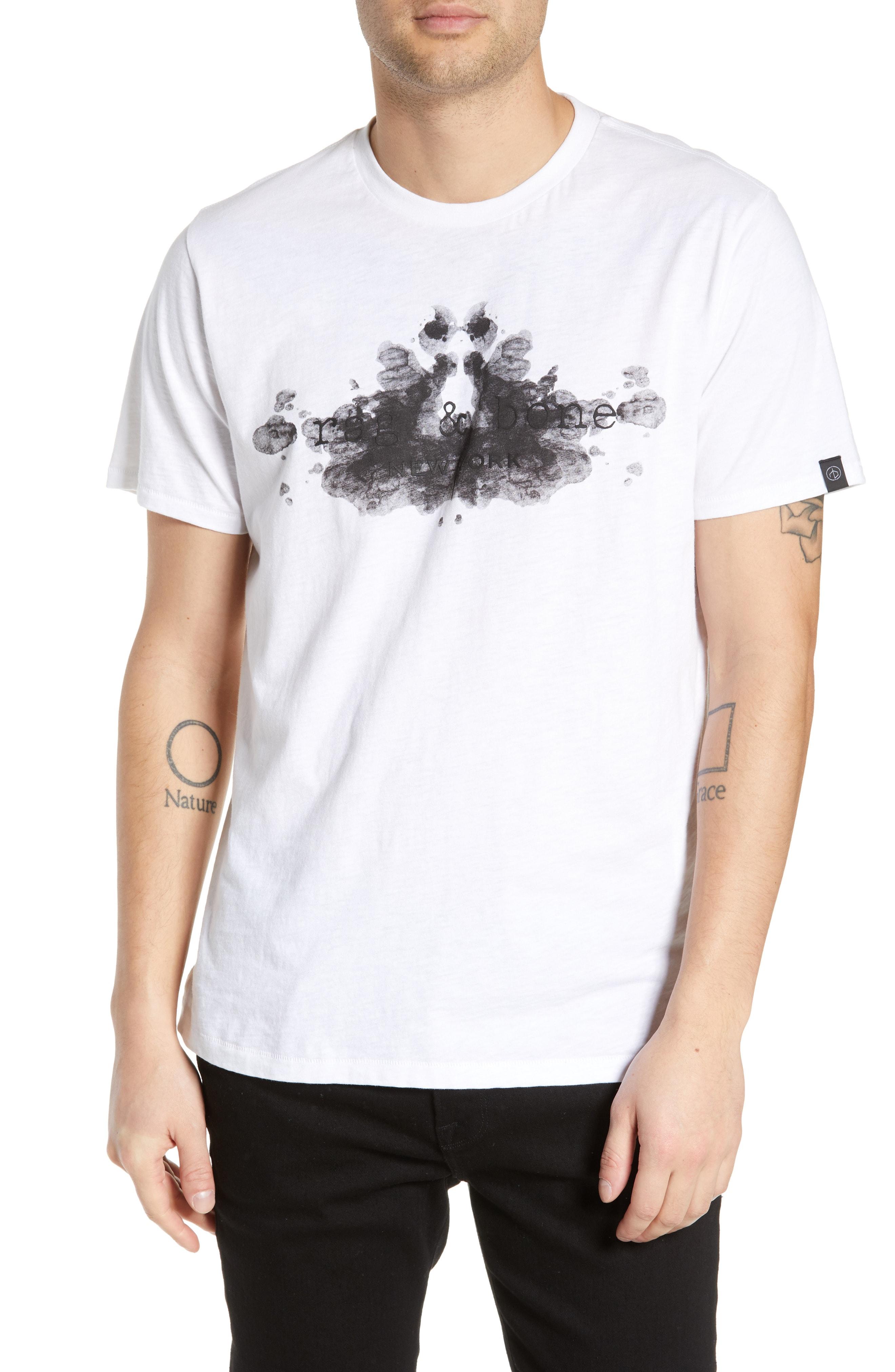 Lyst - Rag & Bone Rorschach Graphic T-shirt in White for Men