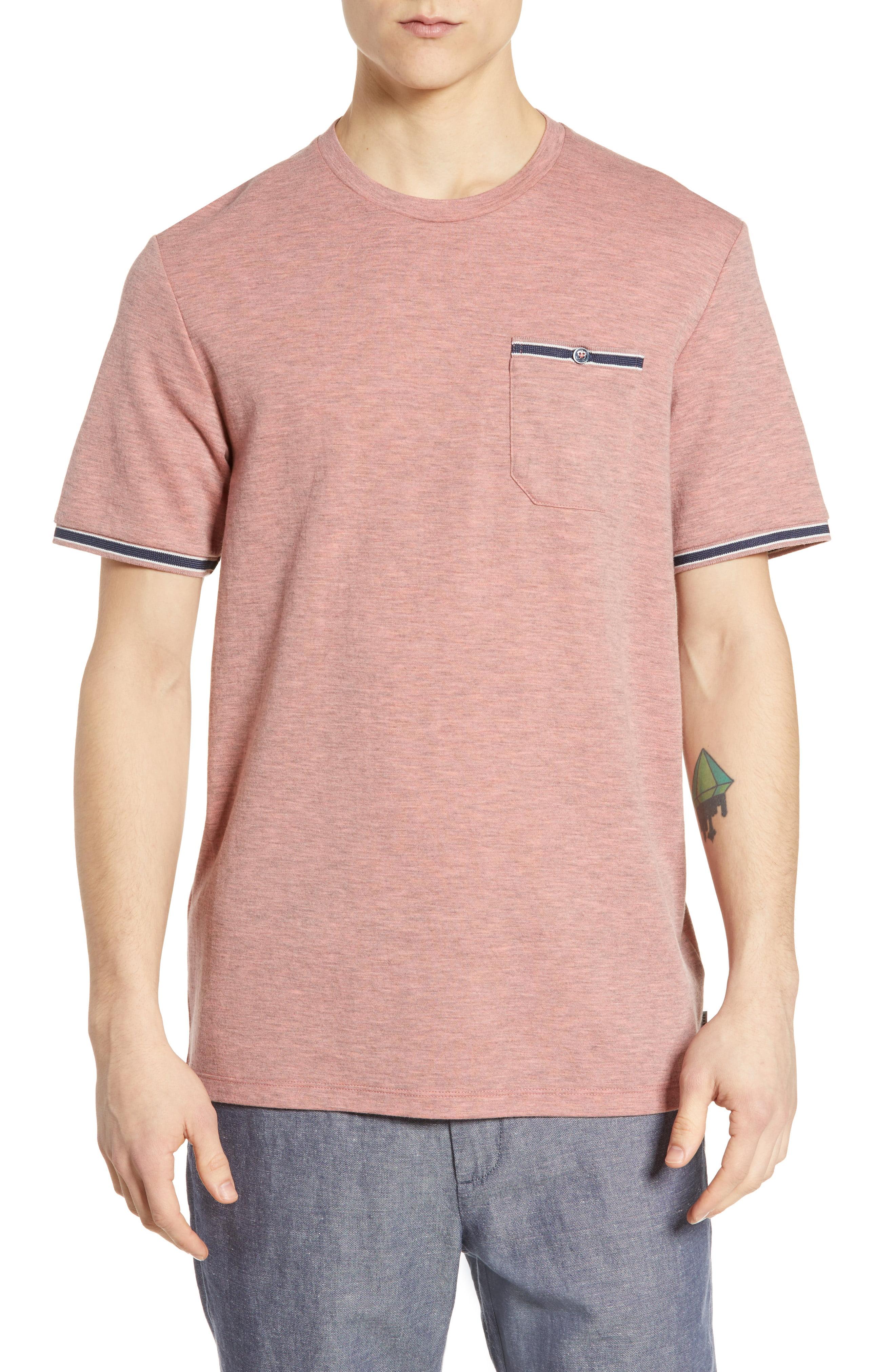 Ted Baker Khaos Slim Fit T-shirt in Pink for Men - Lyst