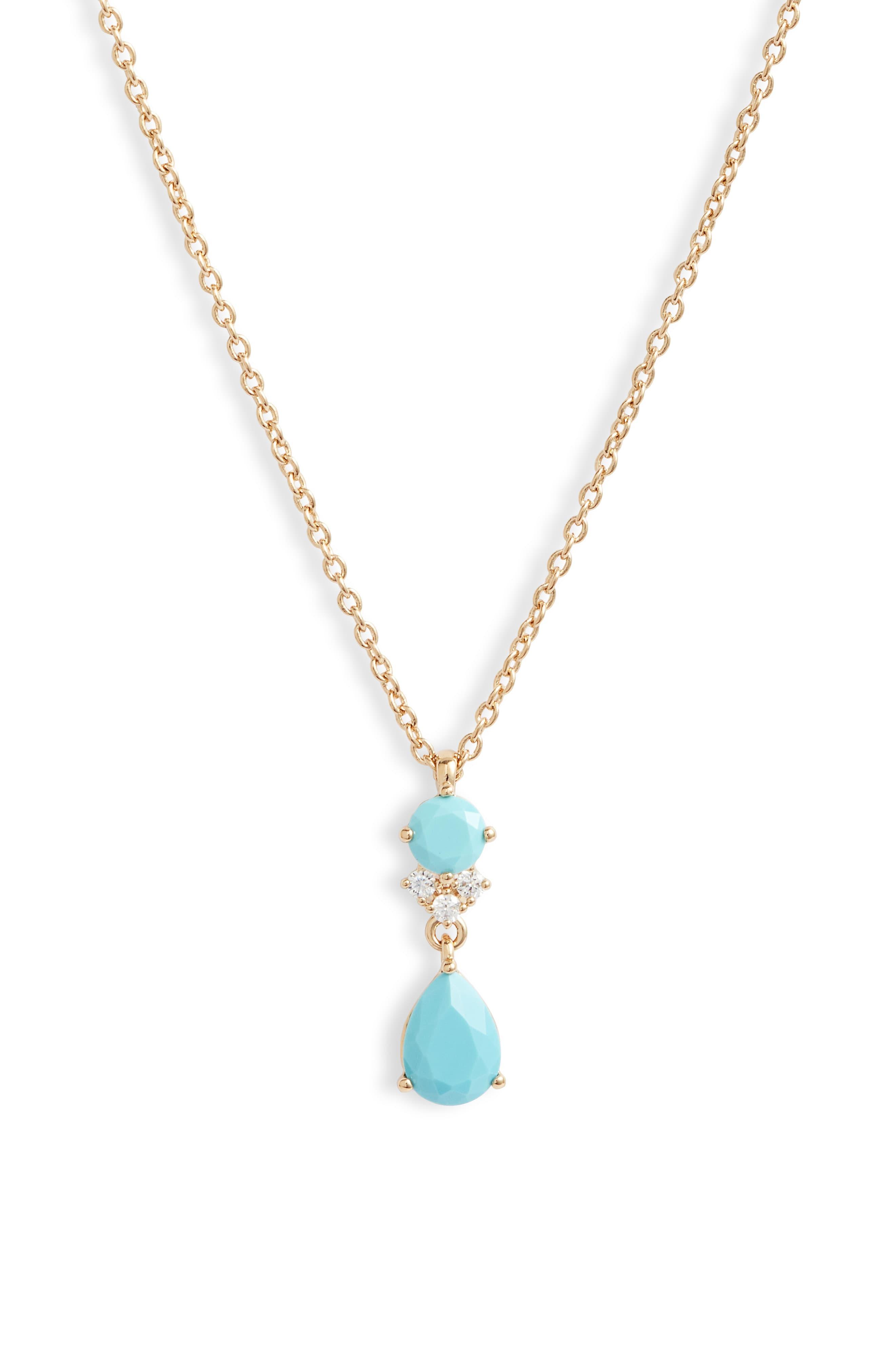 Nadri Gobi Small Pendant Necklace In Metallic Lyst