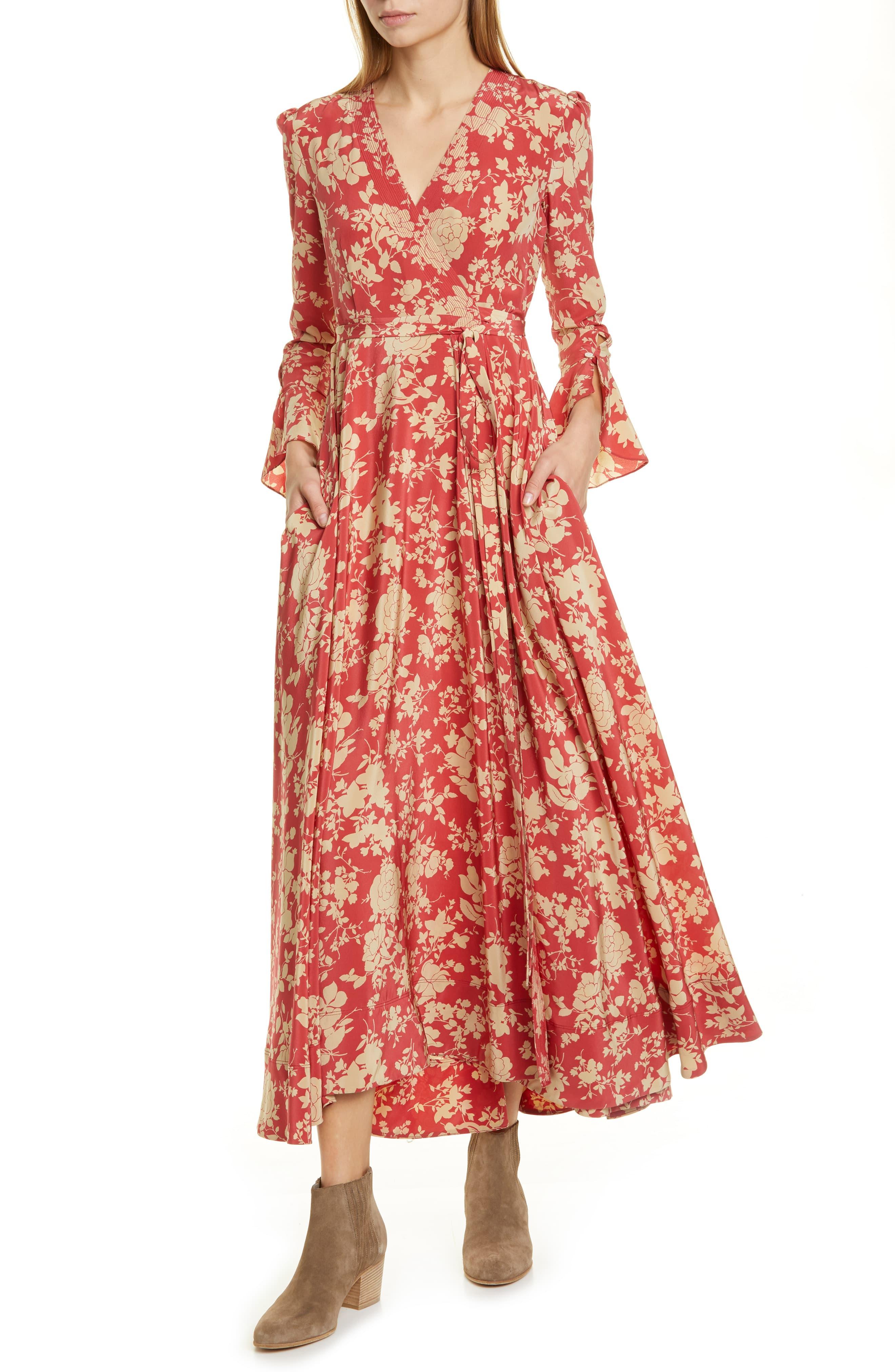 Polo Ralph Lauren Harlow Floral Wrap Dress - Lyst