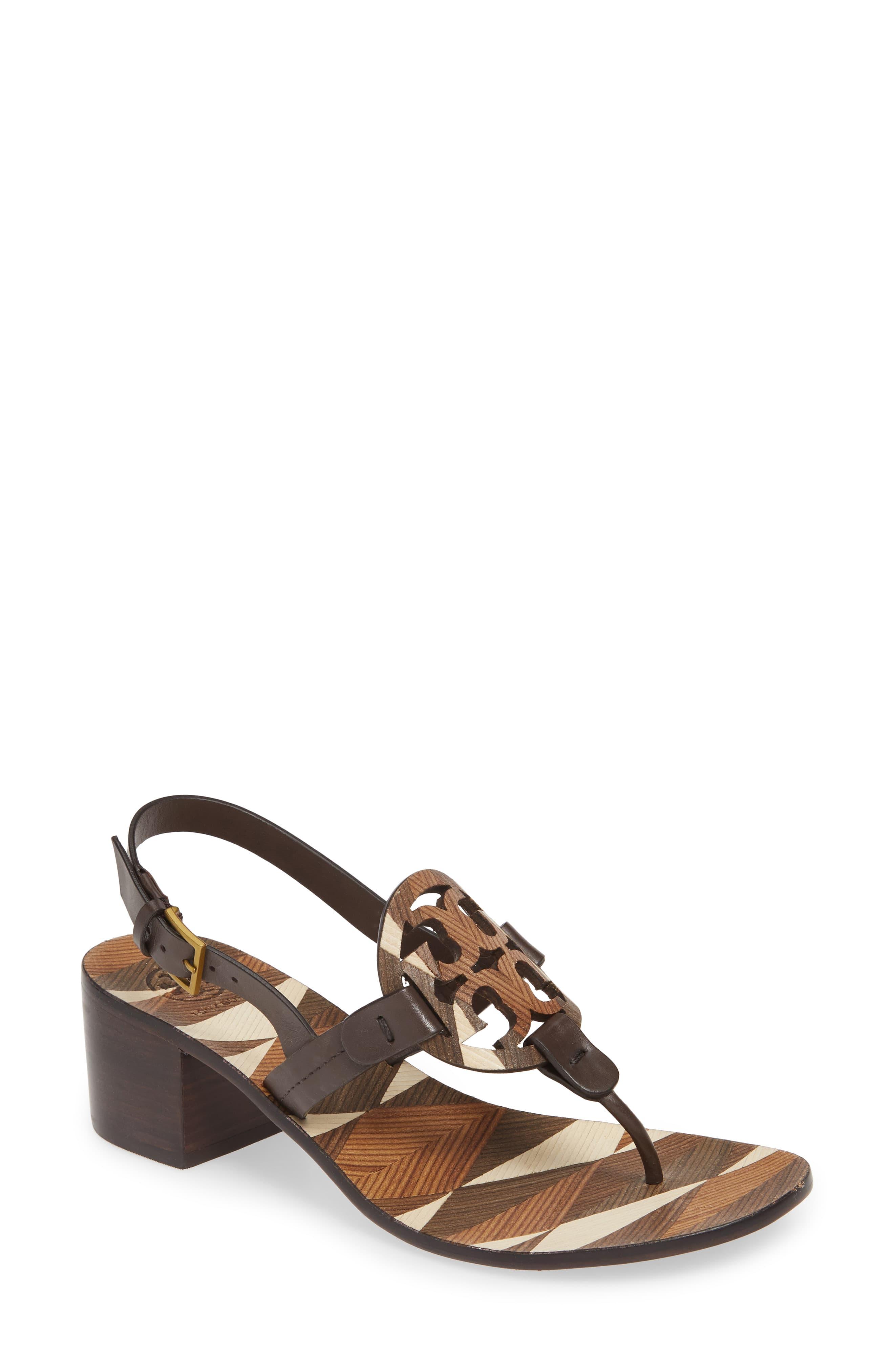 light brown tory burch sandals