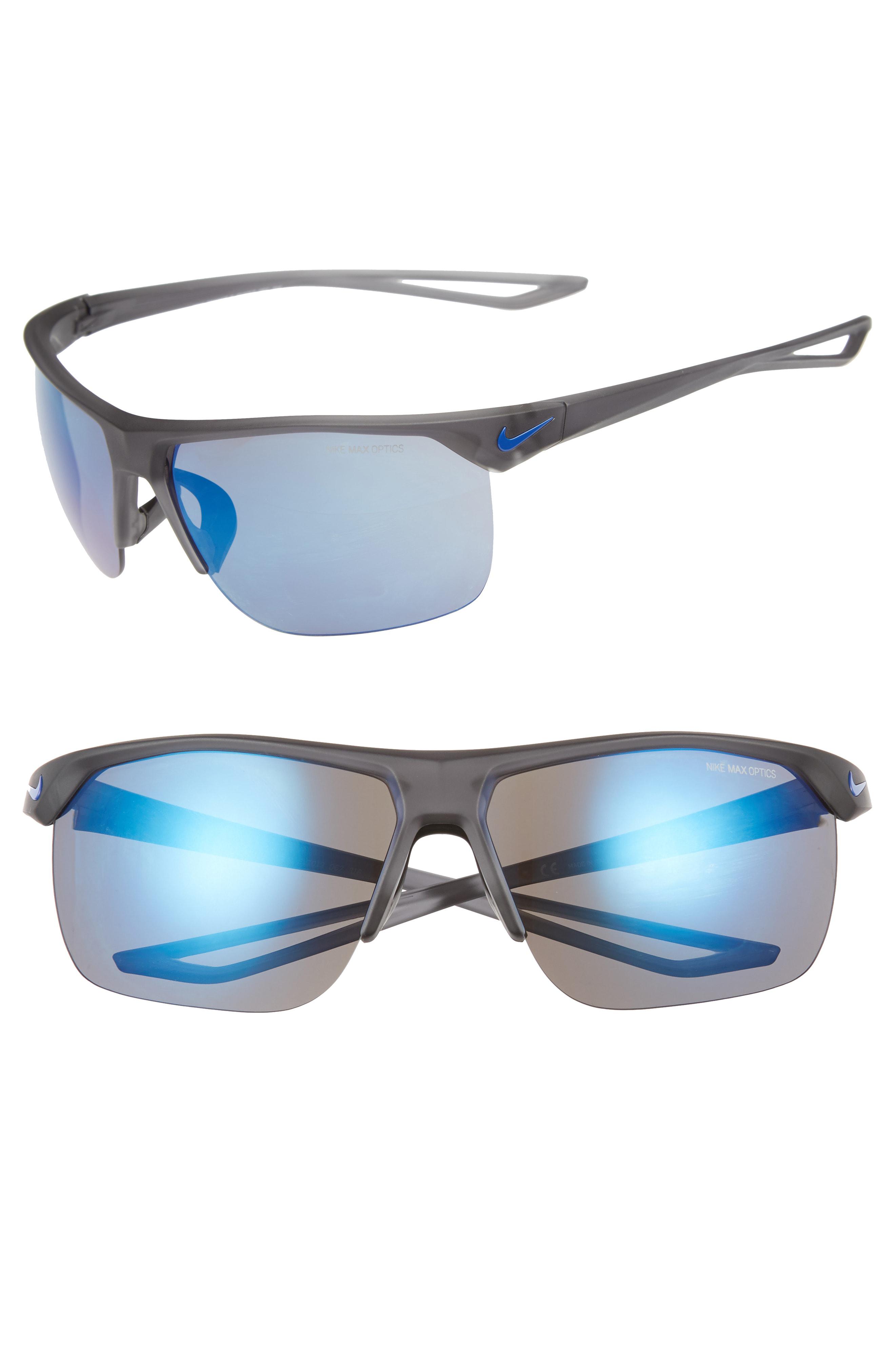 Nike Trainer R 67mm Oversize Sunglasses in Blue for Men Lyst