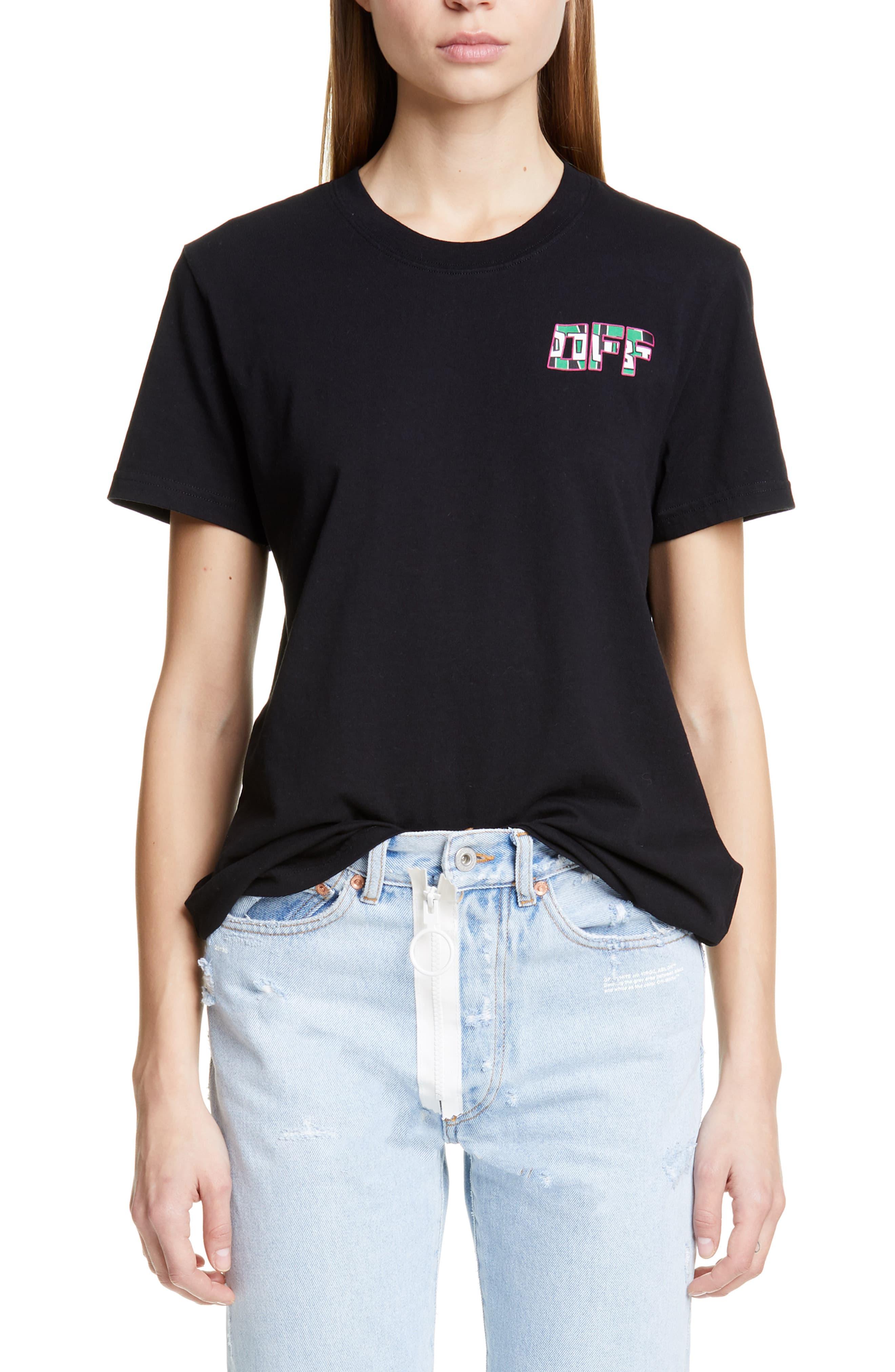off white peace tee