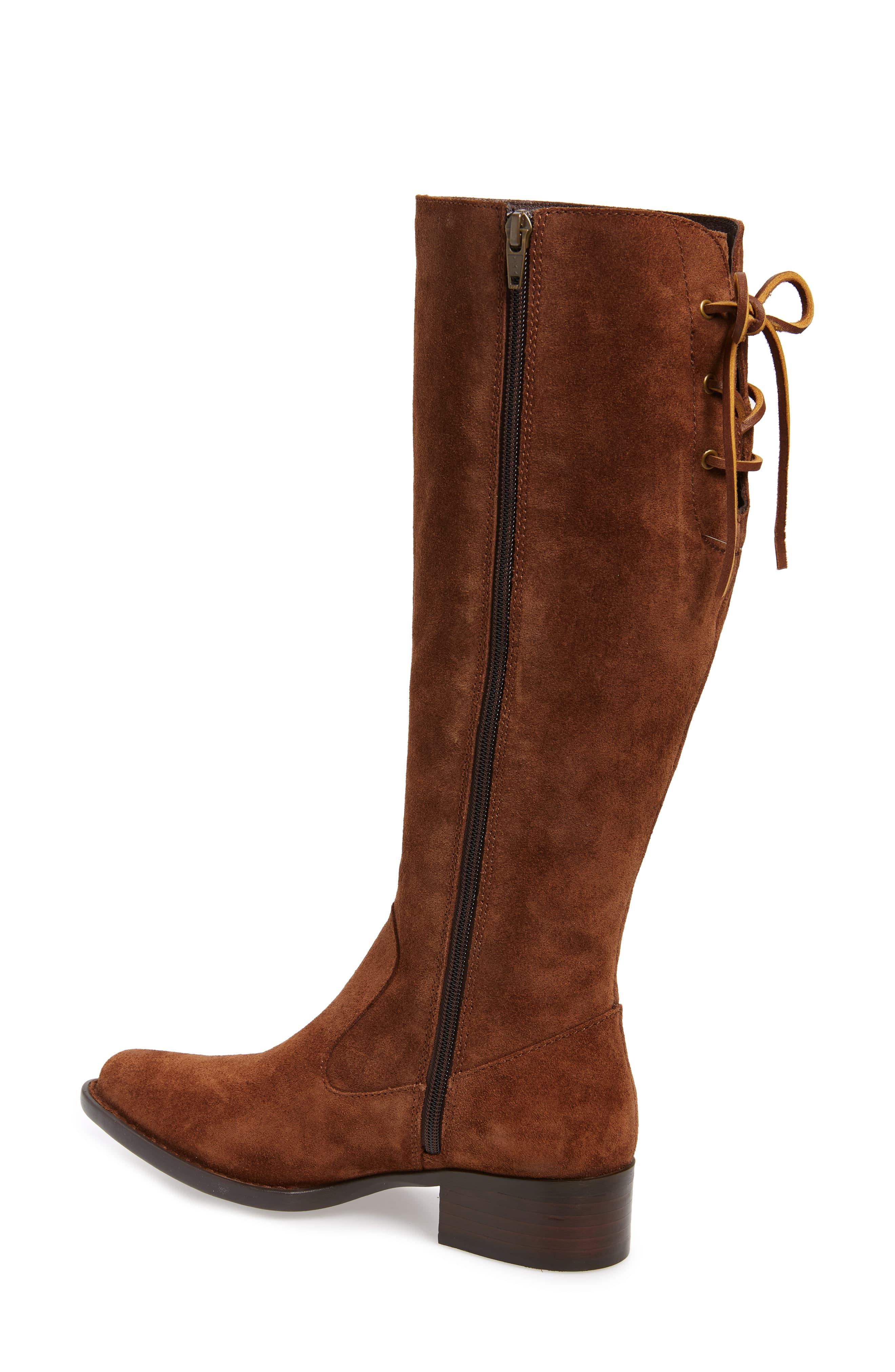 Born Børn Cotto Tall Boot in Brown Suede (Brown) Lyst
