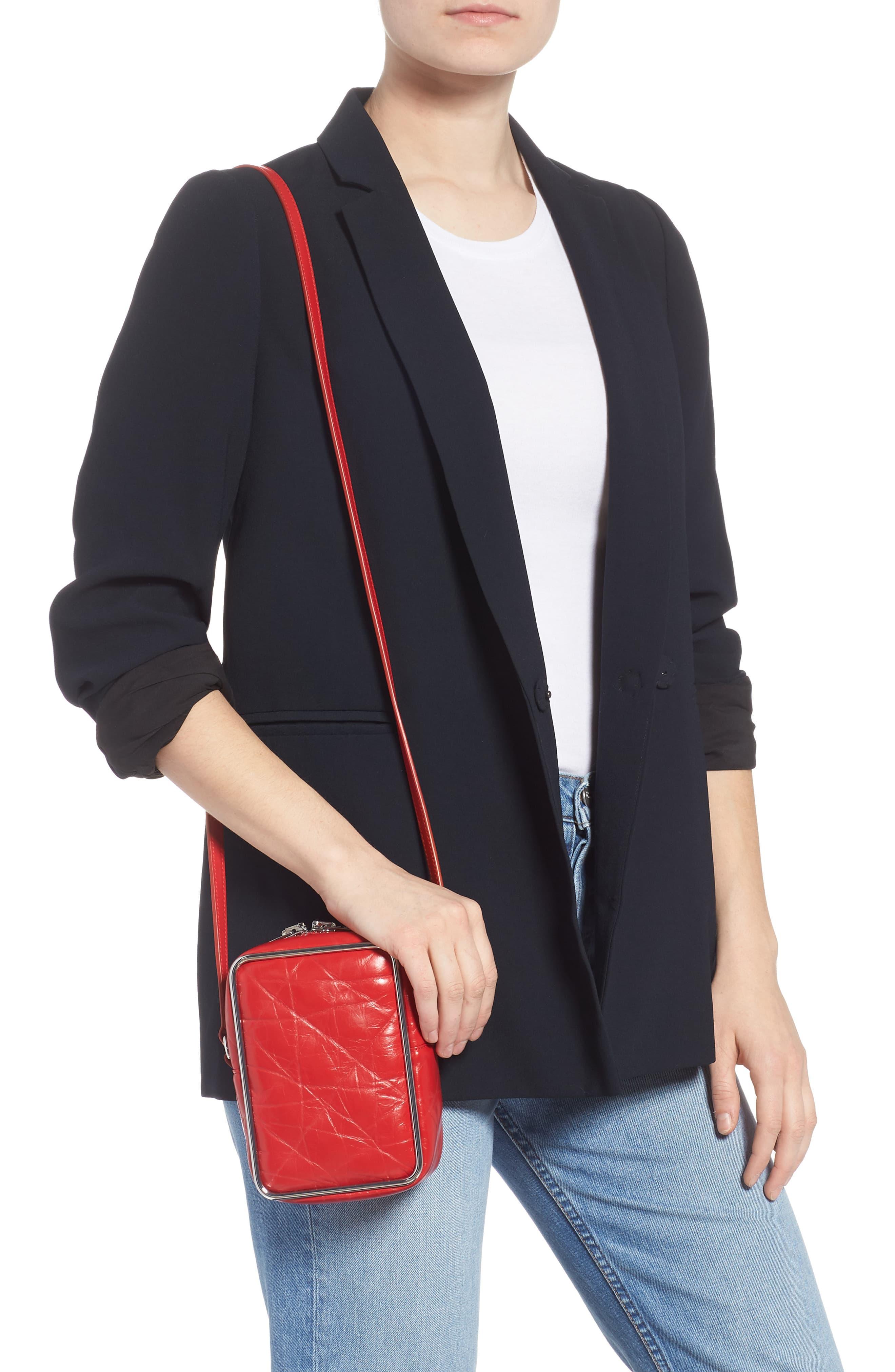 Alexander Wang Halo Leather Crossbody Bag in Red - Lyst