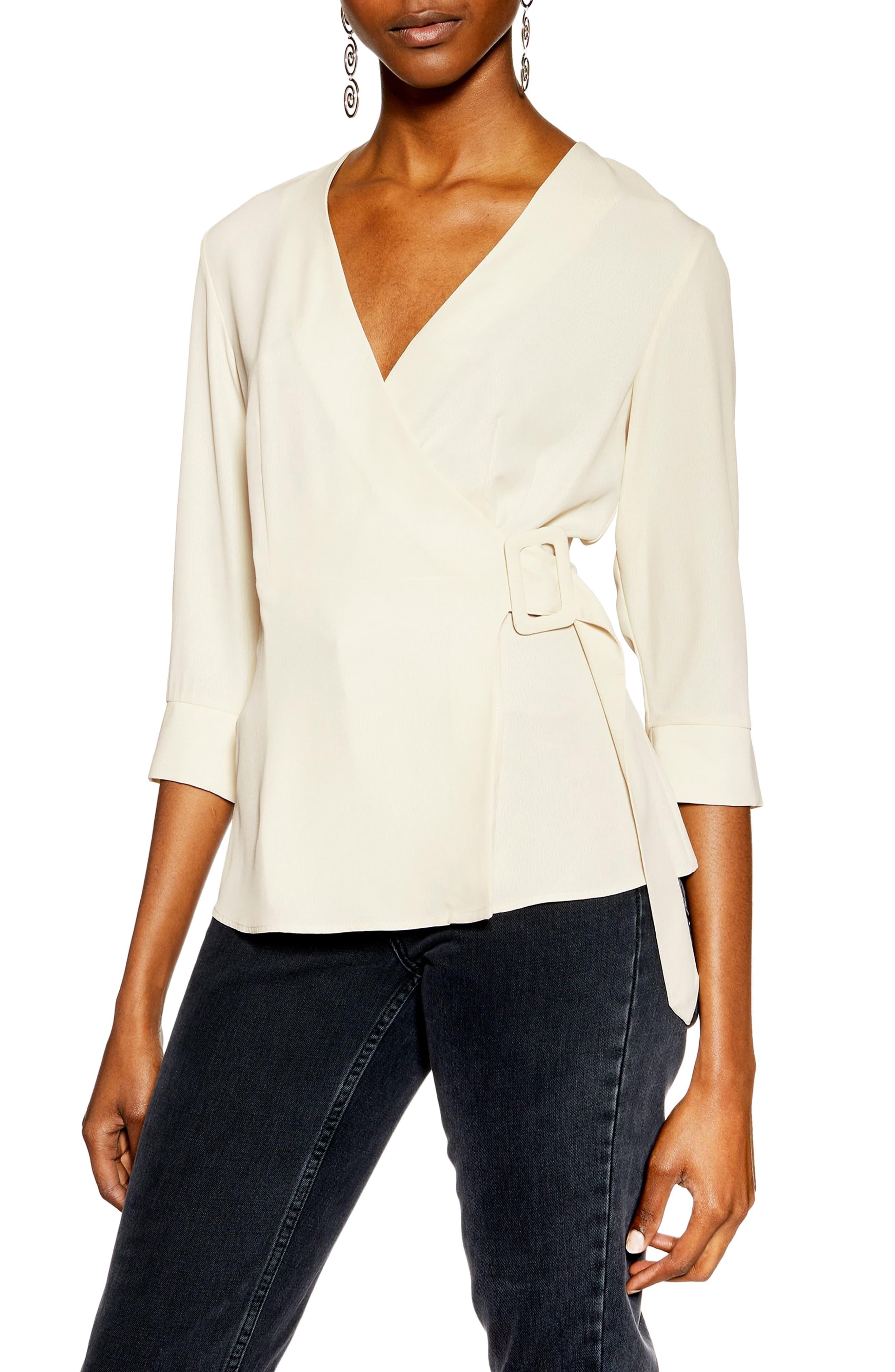 white blouse topshop