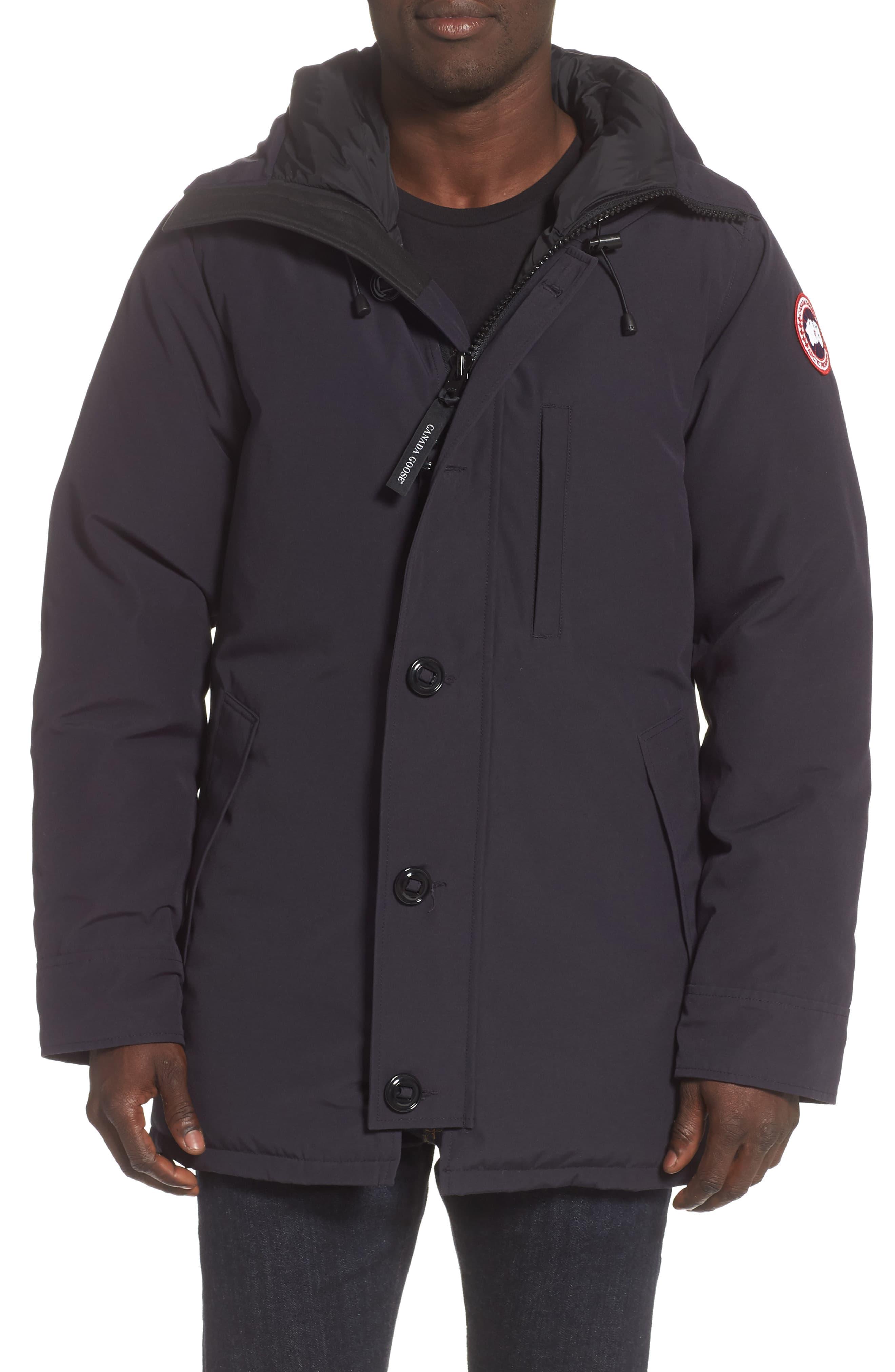 Canada Goose Chateau Slim Fit Down Parka in Blue for Men - Lyst
