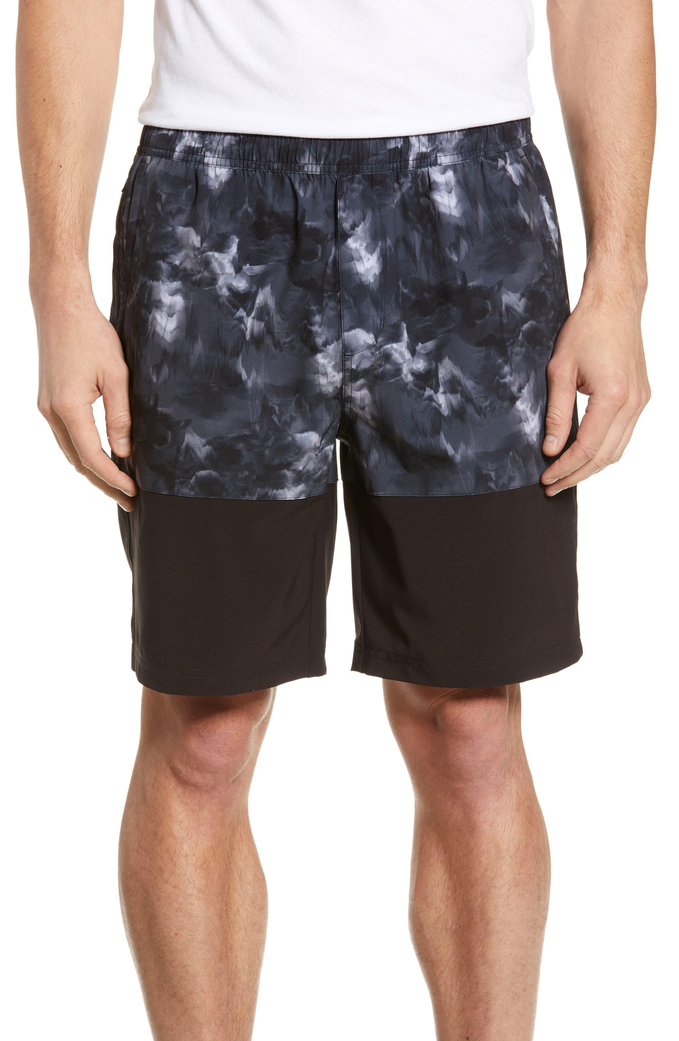 Zella Colorblock Training Shorts in Black for Men Lyst