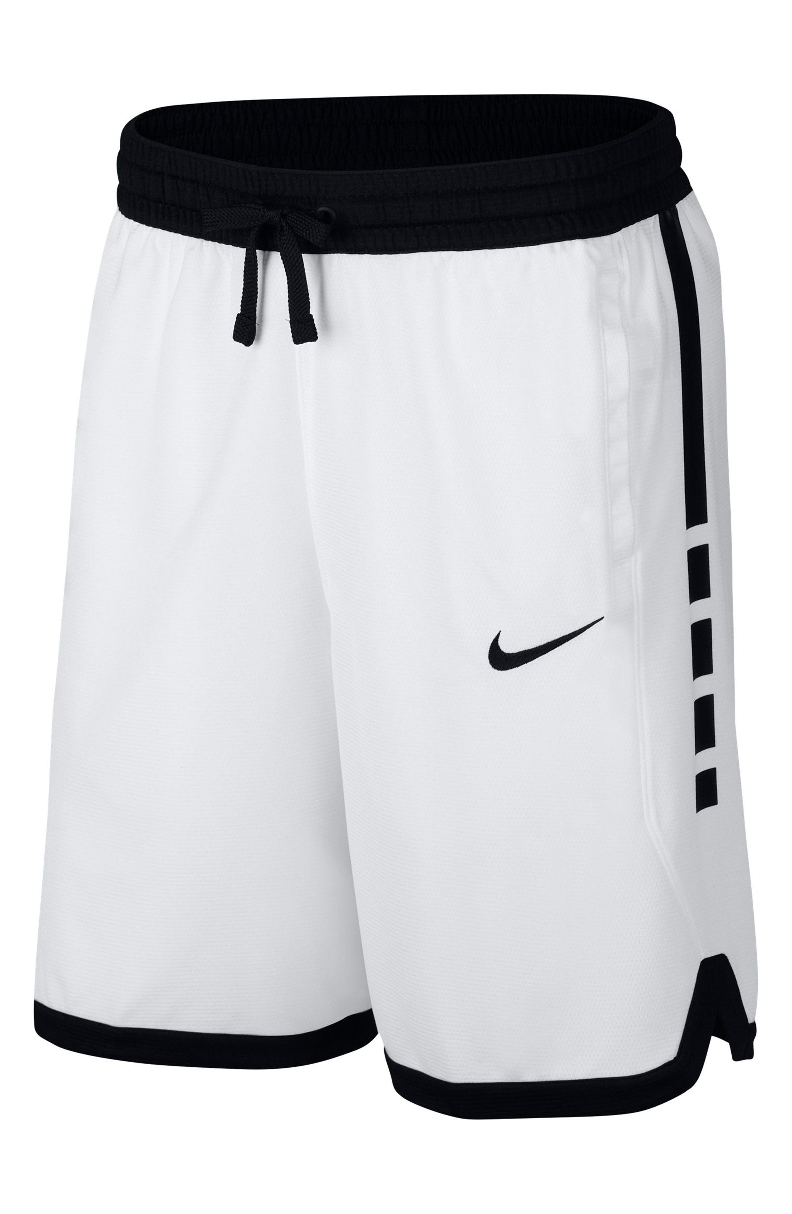 Lyst - Nike Dry Elite Stripe Basketball Shorts in White for Men
