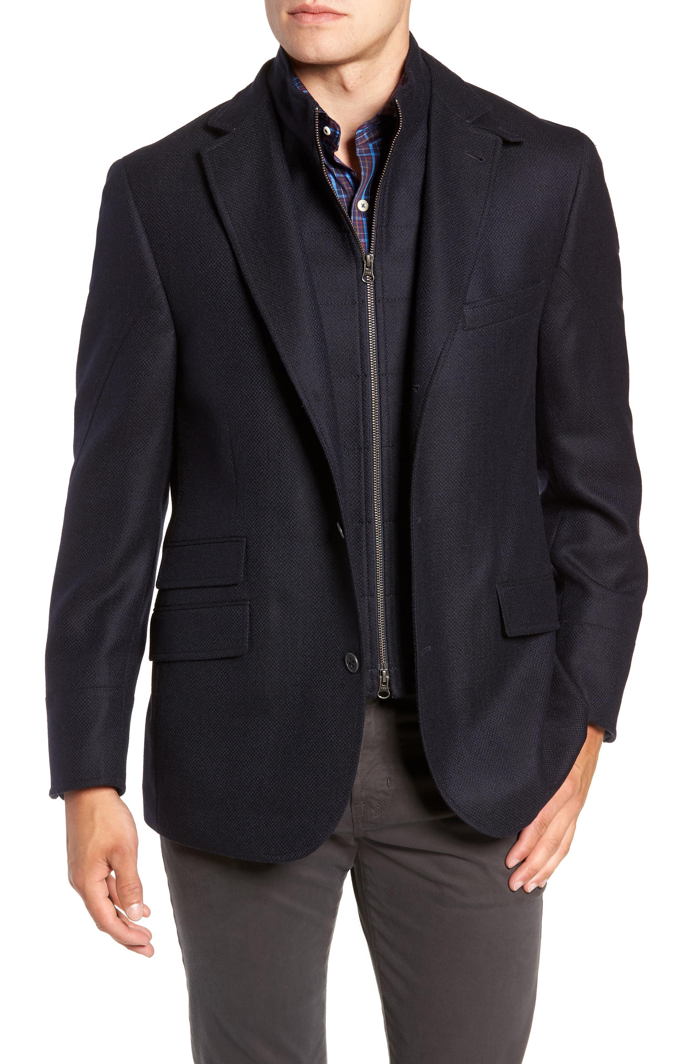 Flynt Regular Fit Wool & Cashmere Hybrid Sport Coat in