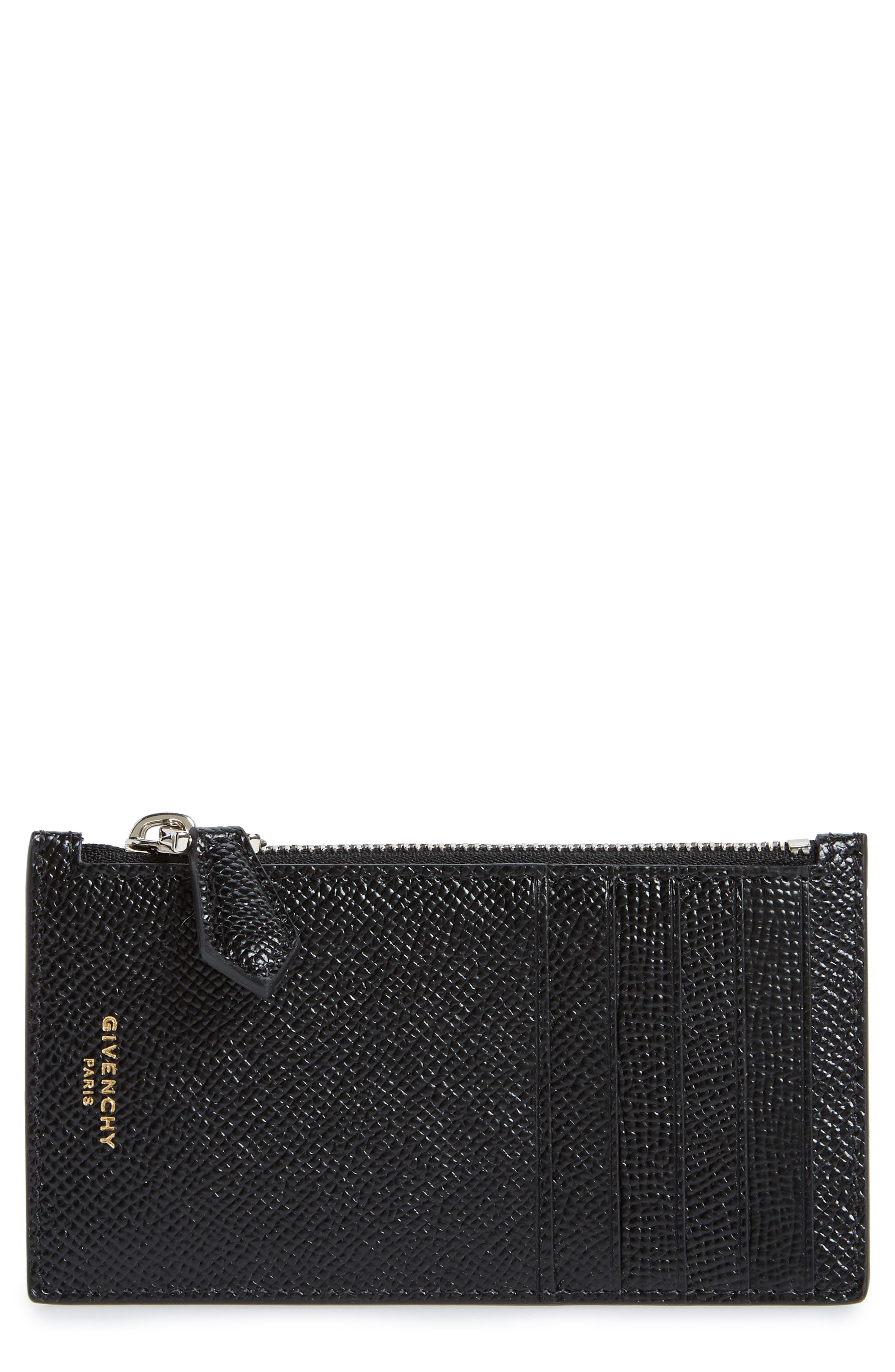 Givenchy Aros Zip Leather Wallet in Black for Men Lyst