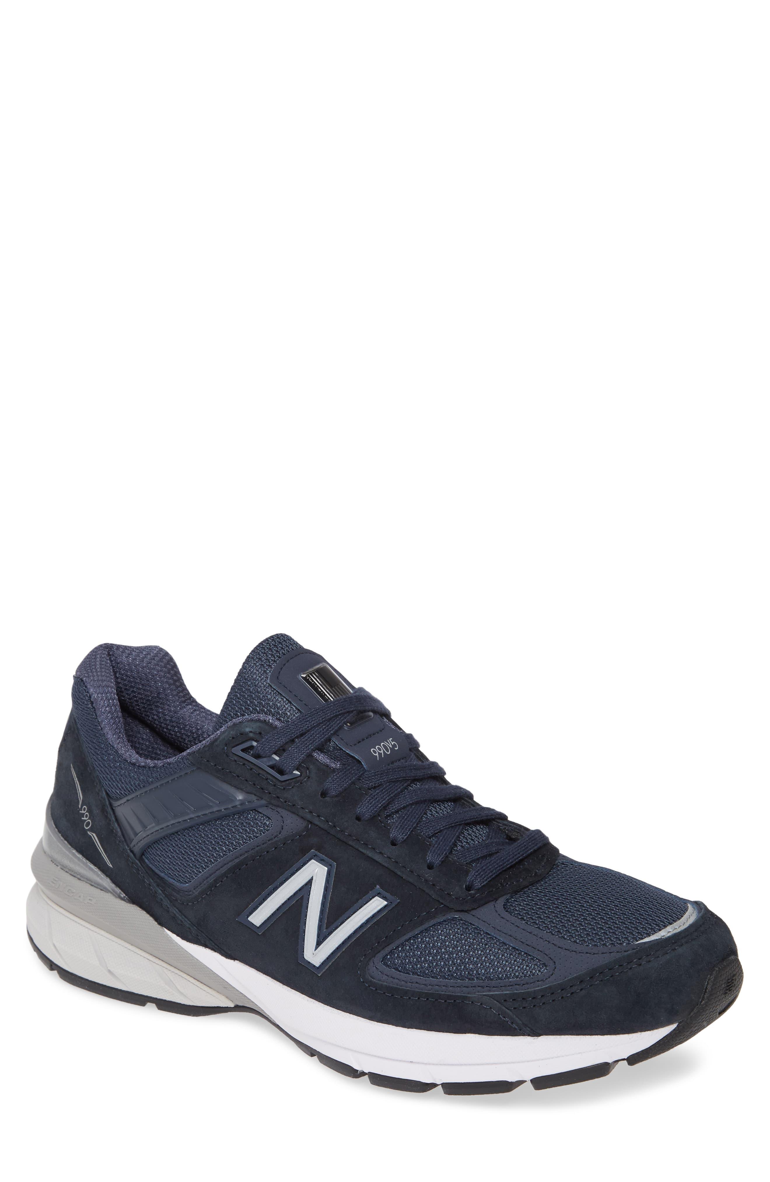 New Balance 990 V5 Running Shoe in Blue for Men - Lyst