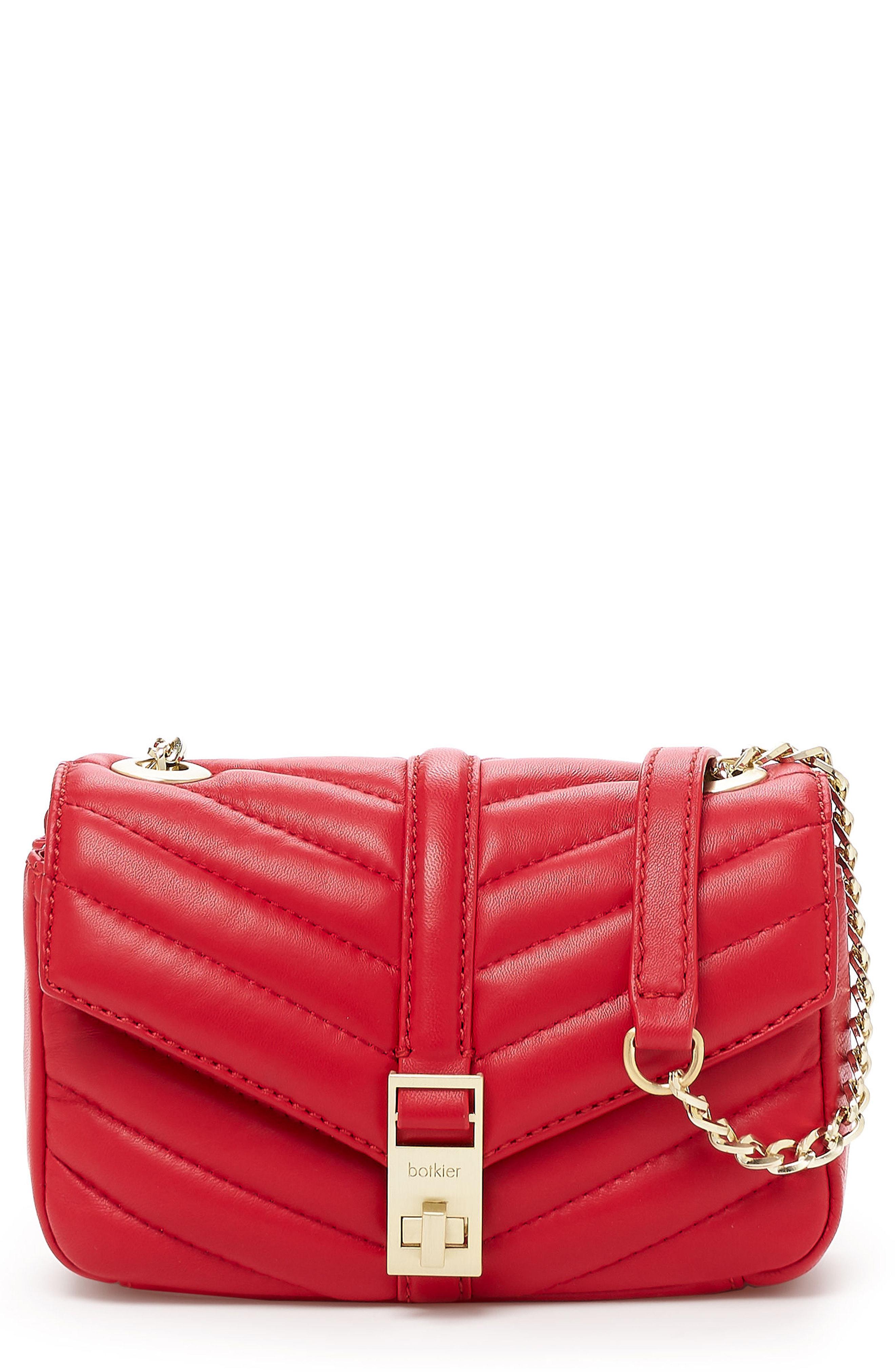 Lyst Botkier Dakota Quilted Leather Crossbody Bag In Red View Fullscreen