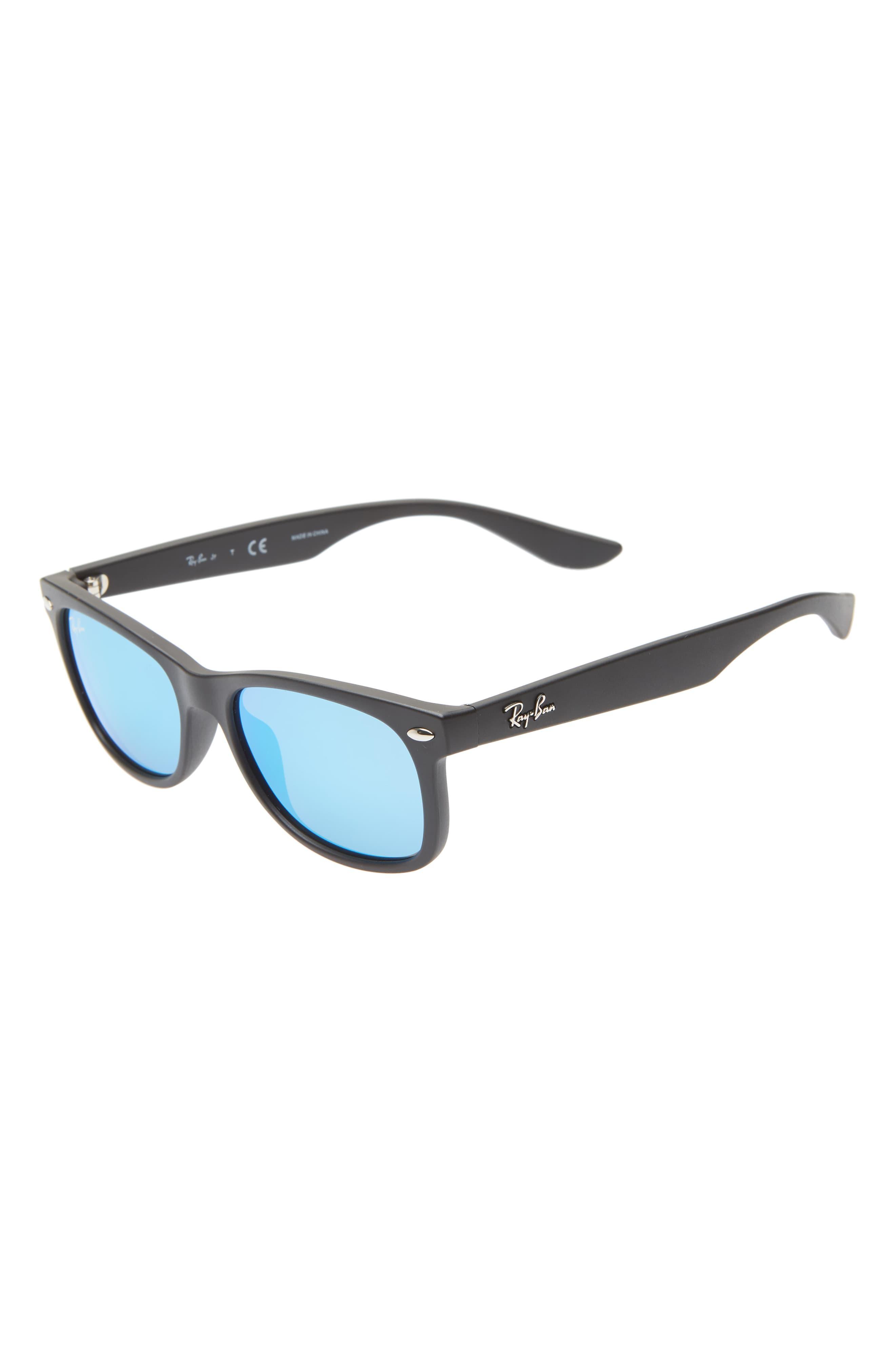 Ray-Ban Junior 50mm Wayfarer Mirrored Sunglasses in Blue - Lyst