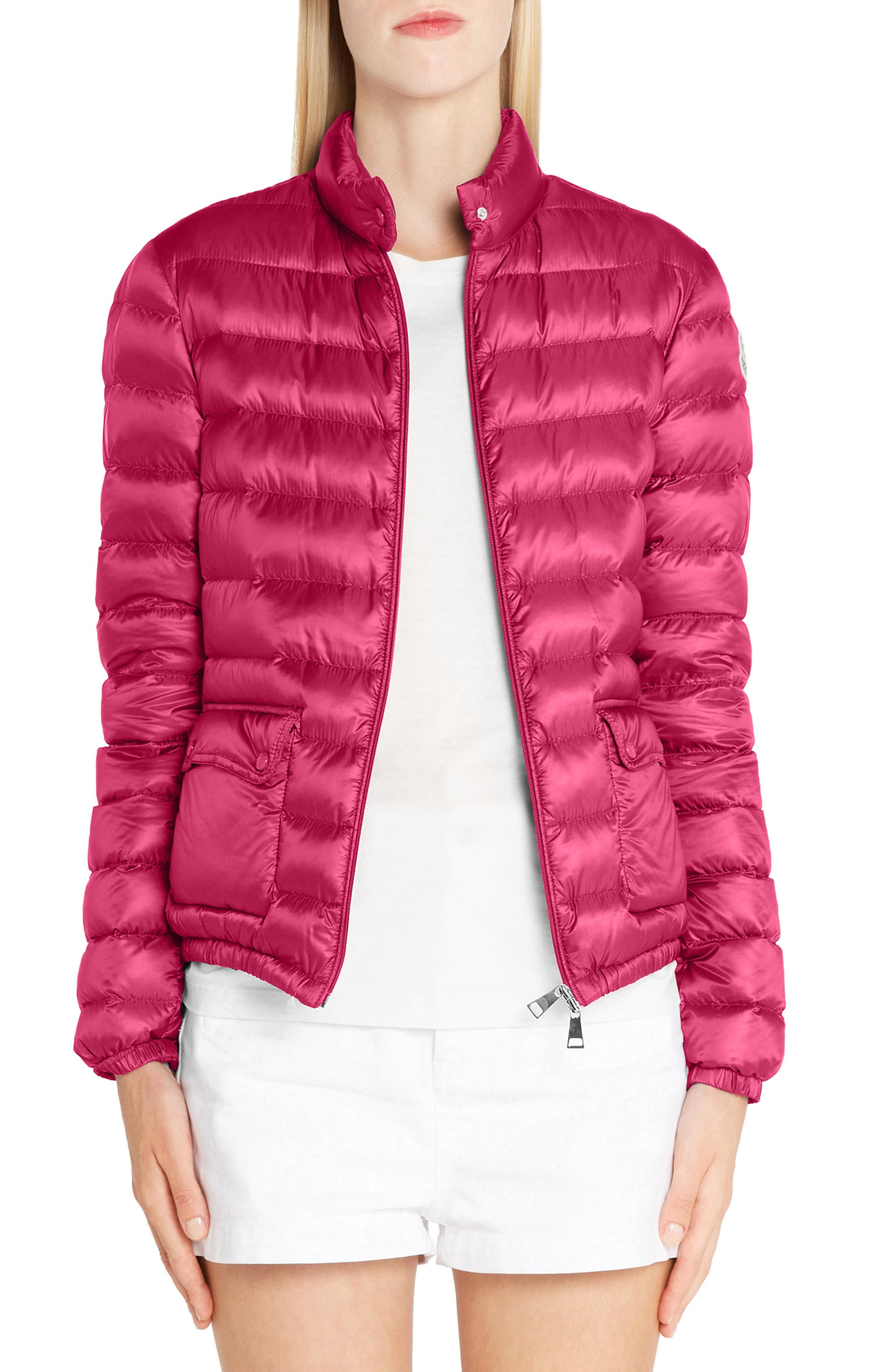 Lyst - Moncler Lans Water Resistant Quilted Down Jacket in Pink