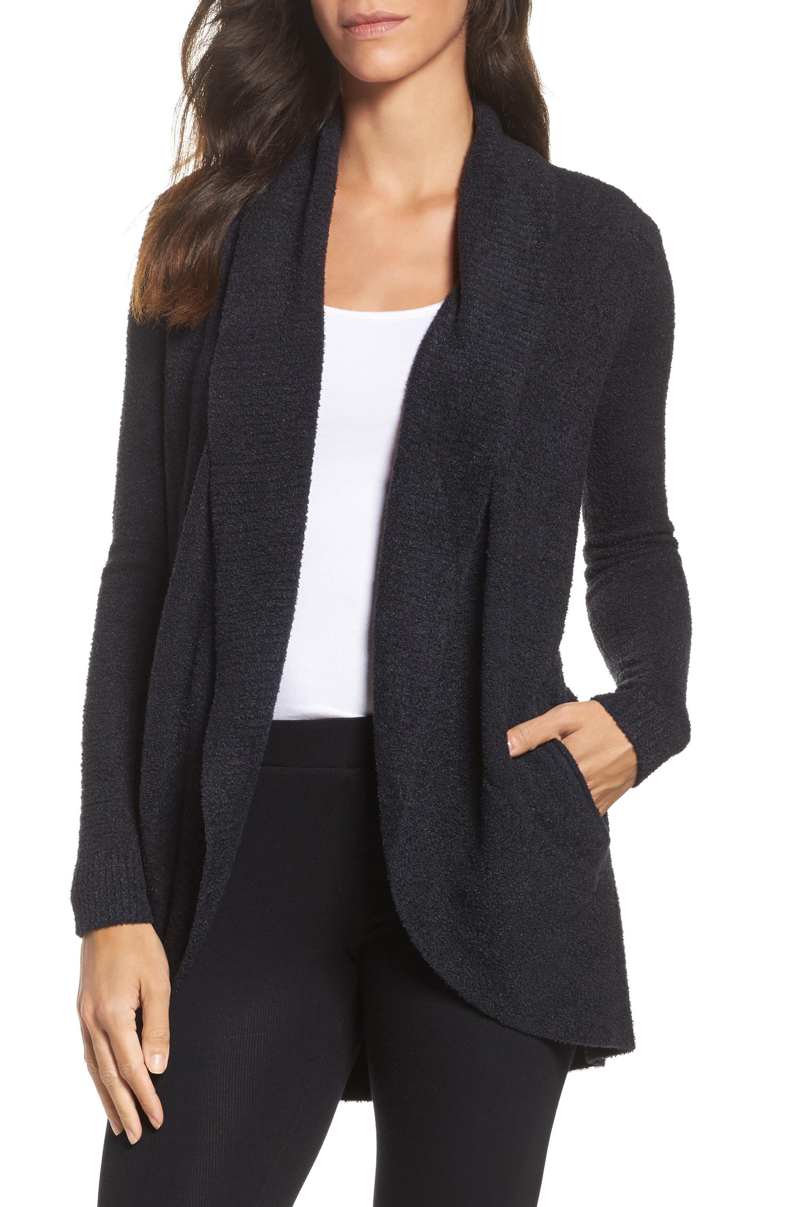 Lyst - Barefoot Dreams Barefoot Dreams Cozychic Lite Circle Cardigan in ...