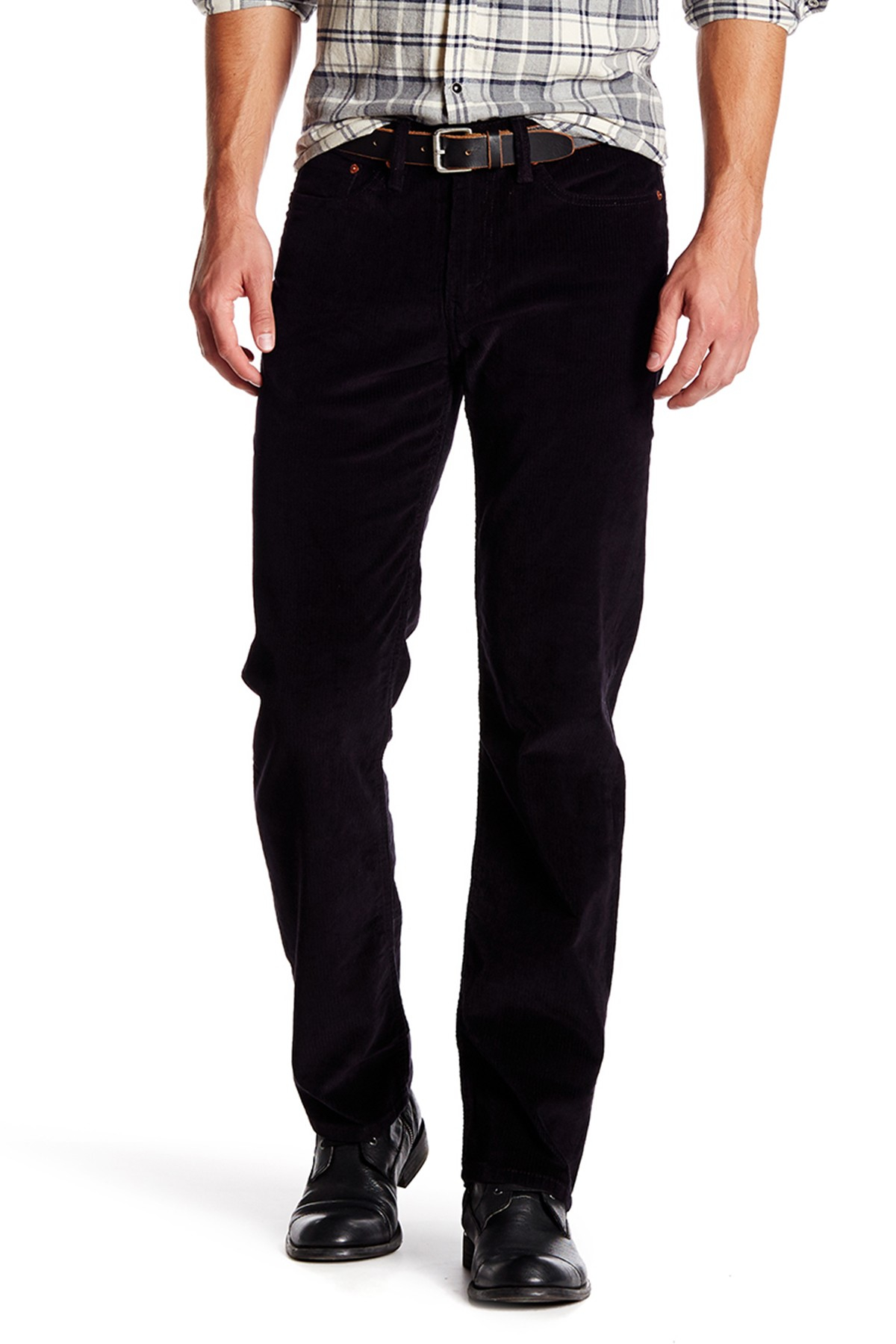 Lyst - Levi'S 514 Straight Corduroy Pant in Black for Men