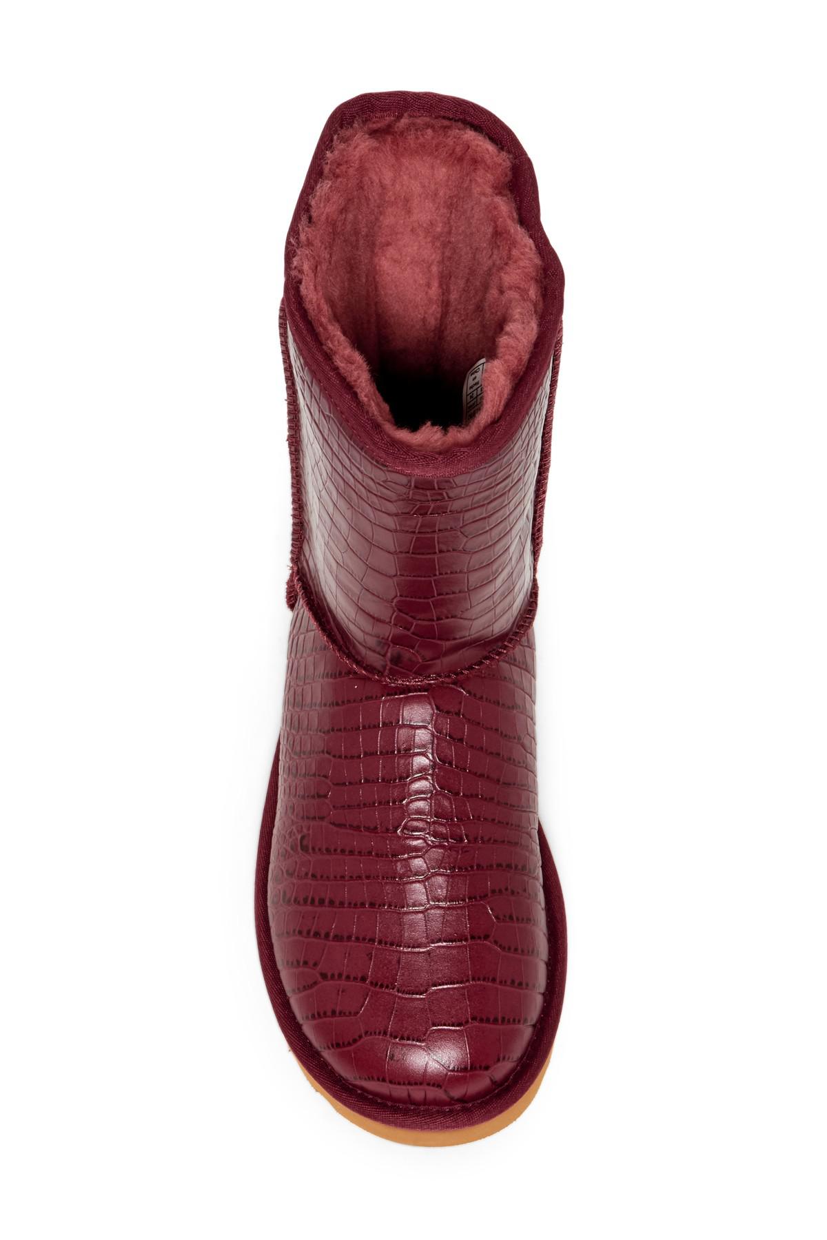 ugg classic short croc embossed ugg classic short croc embossed