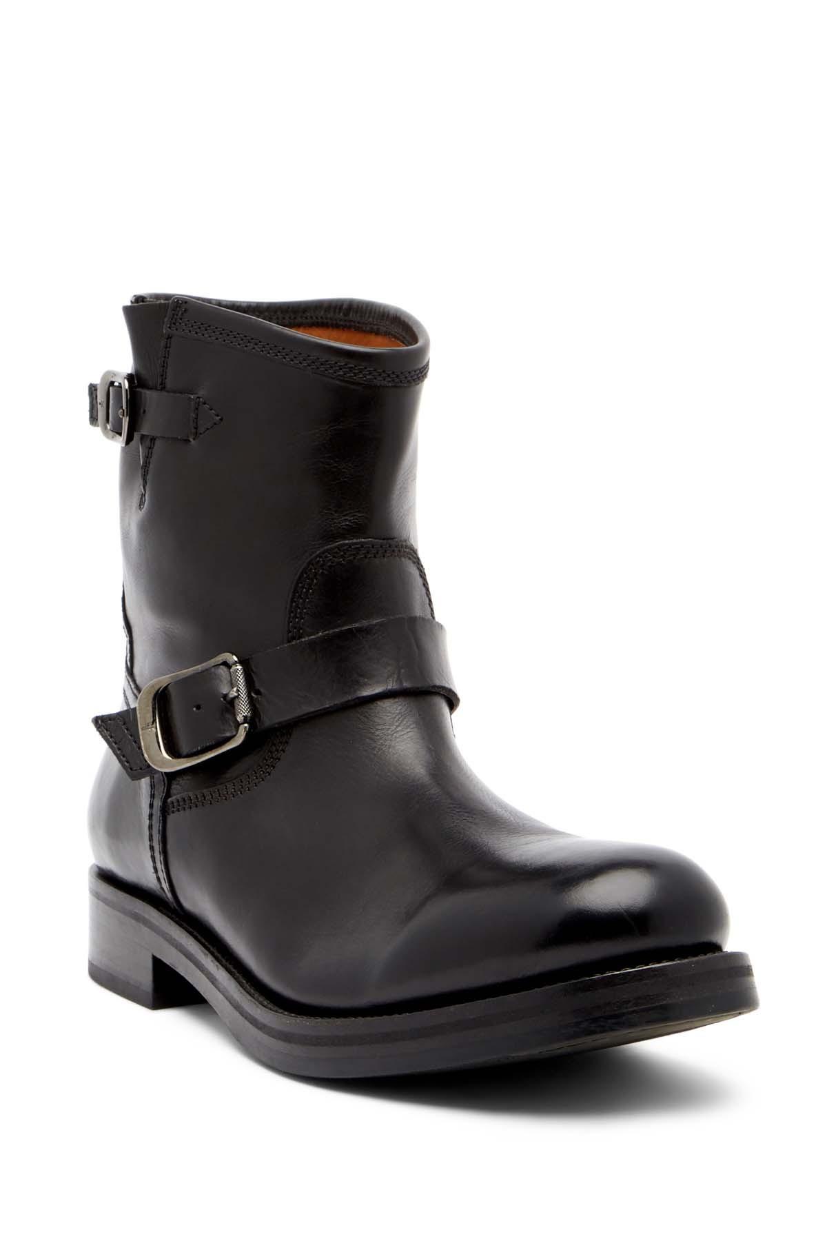 Frye Engineer Boots : Frye Engineer 8r Boots in Black (Charcoal) | Lyst ...