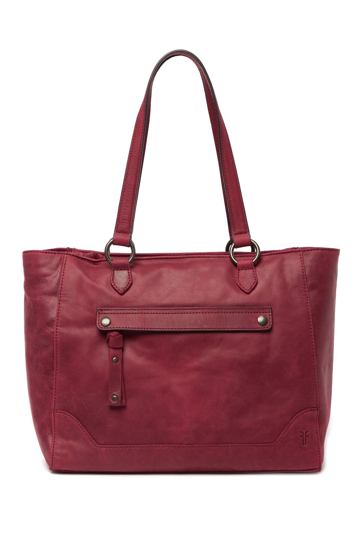 Frye Melissa Leather Tote Bag - Lyst