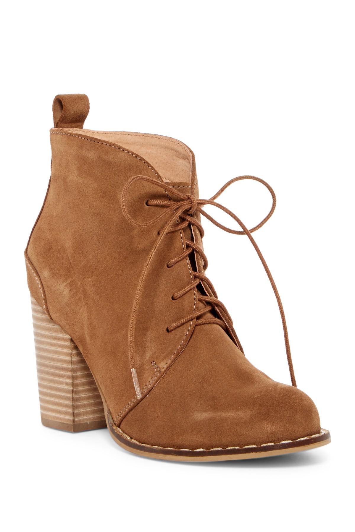 Lyst - Seychelles Tower Lace-up Bootie in Brown