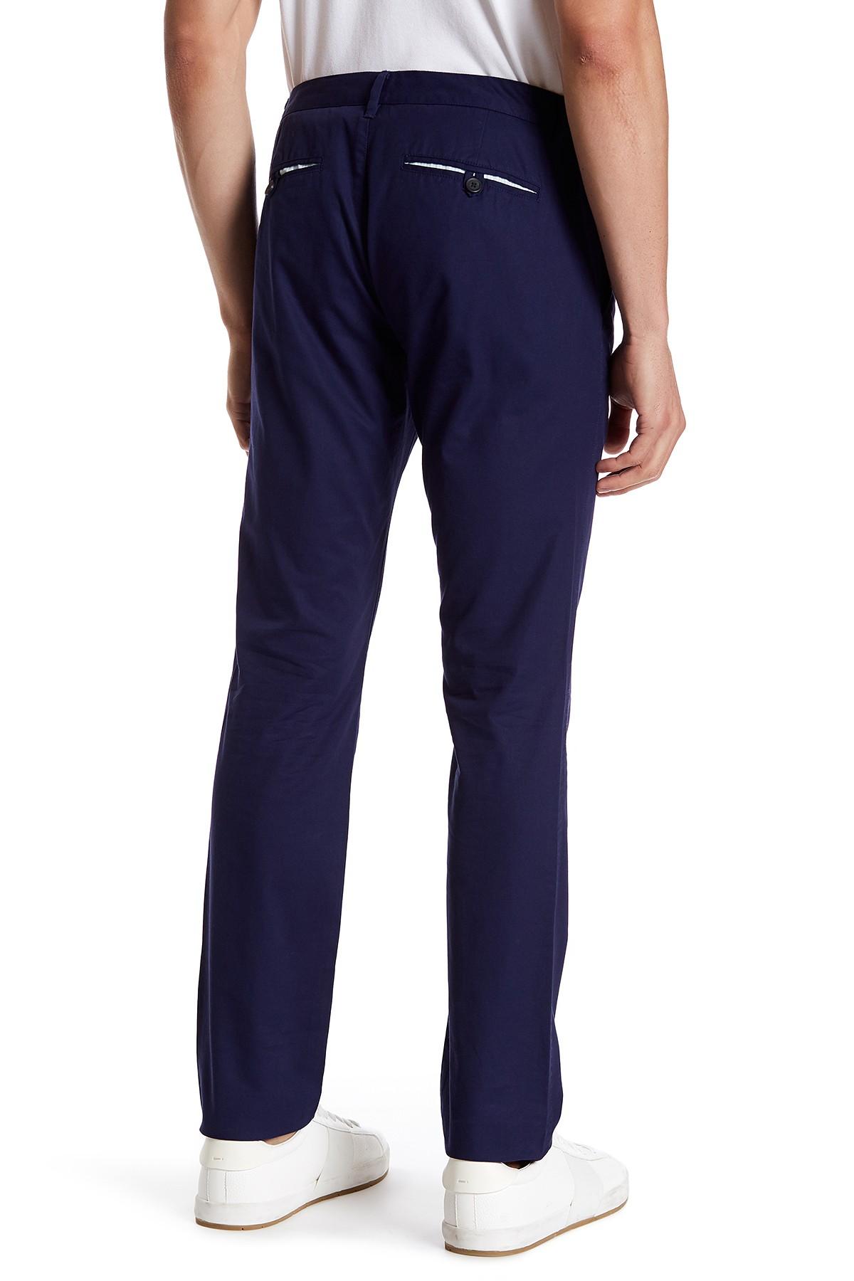 Lyst - Bonobos Tailored Summer Weight Chino Pant in Blue for Men