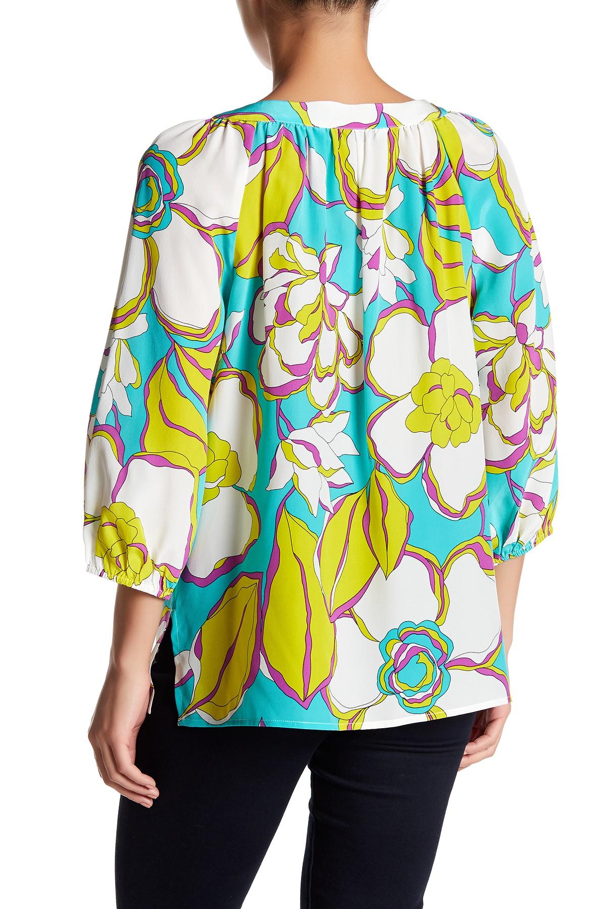 trina turk silk blouse