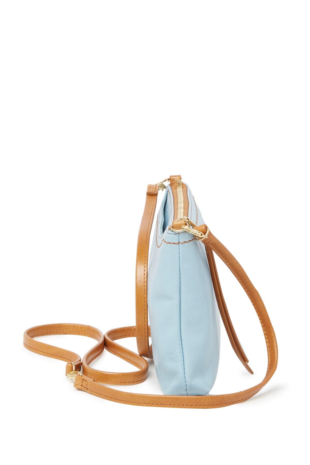 Hobo Darcy Convertible Leather Crossbody Bag in Blue - Lyst