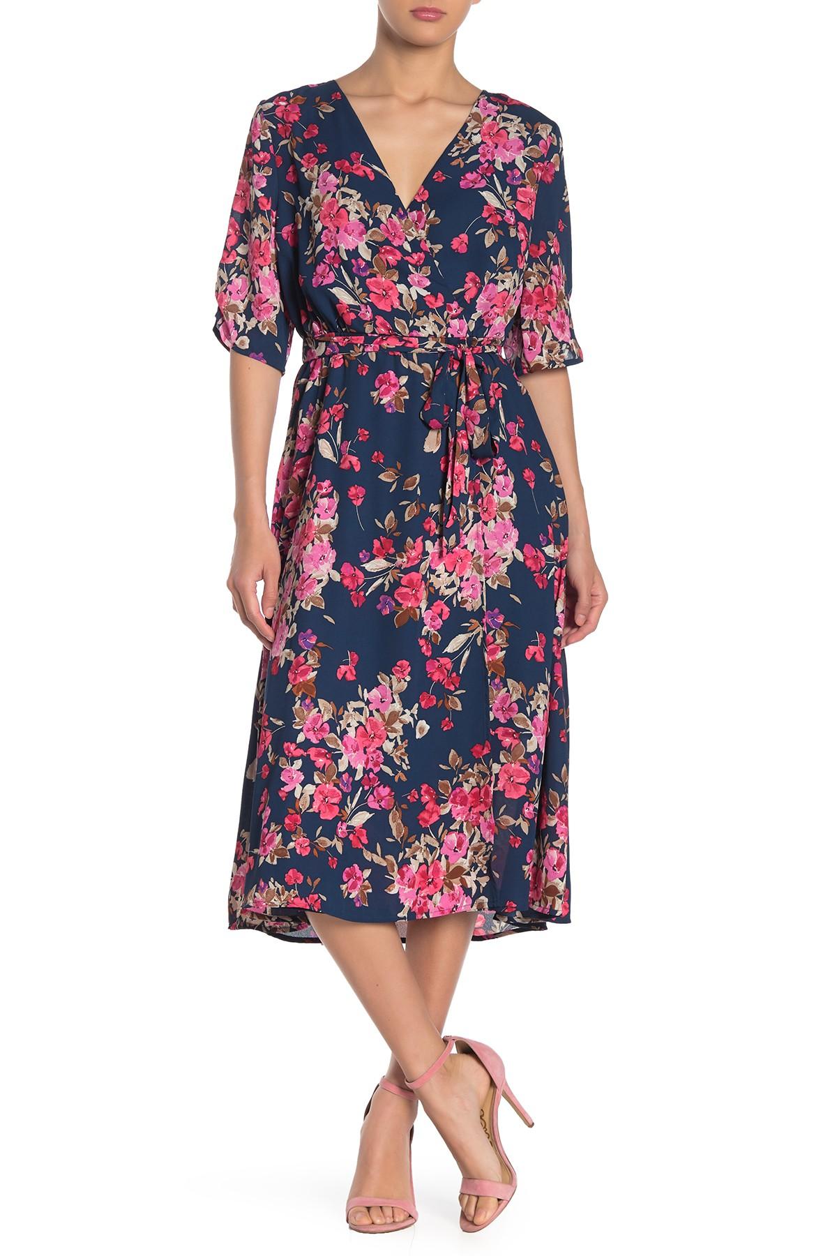 bobeau wrap dress