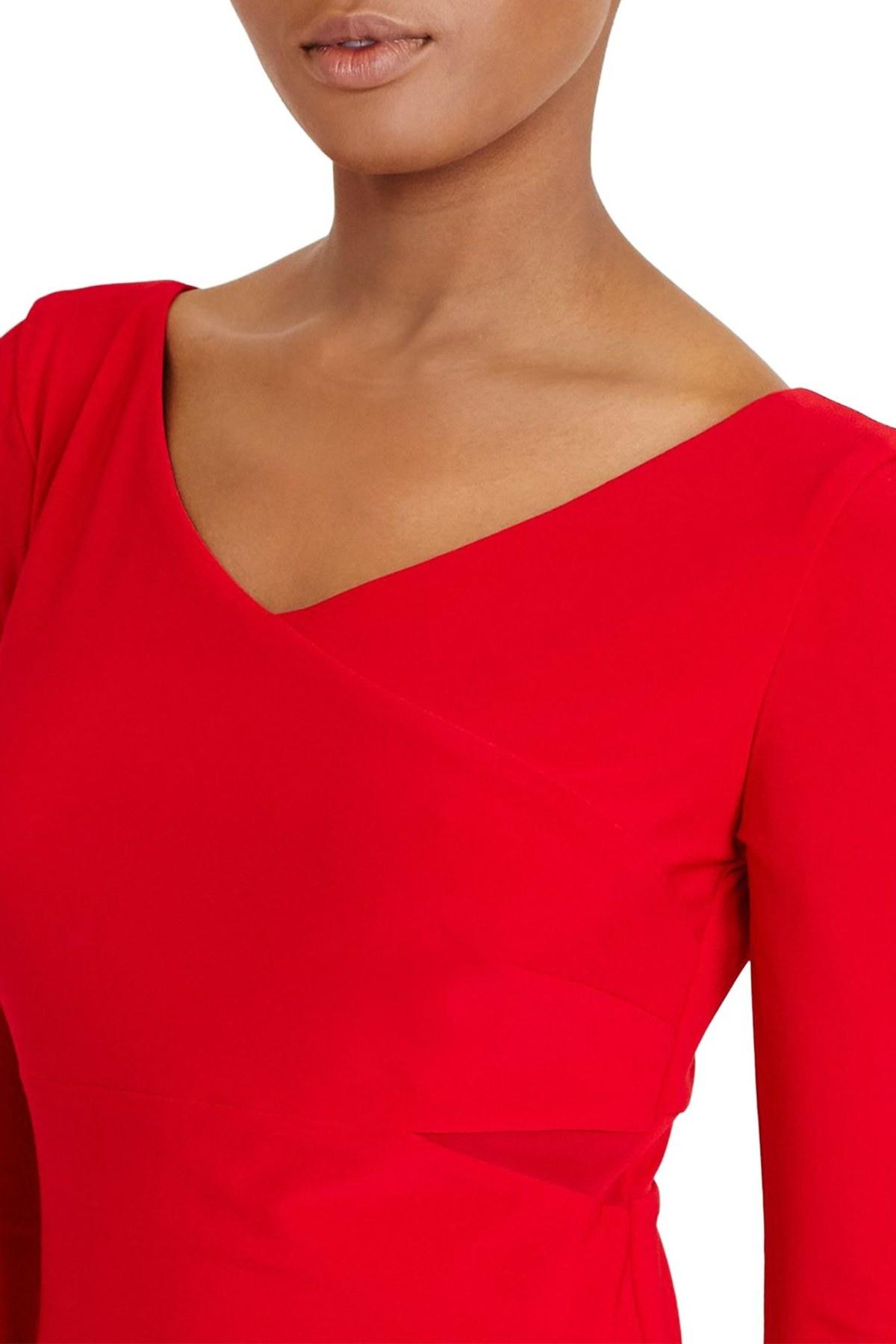red ralph lauren gown
