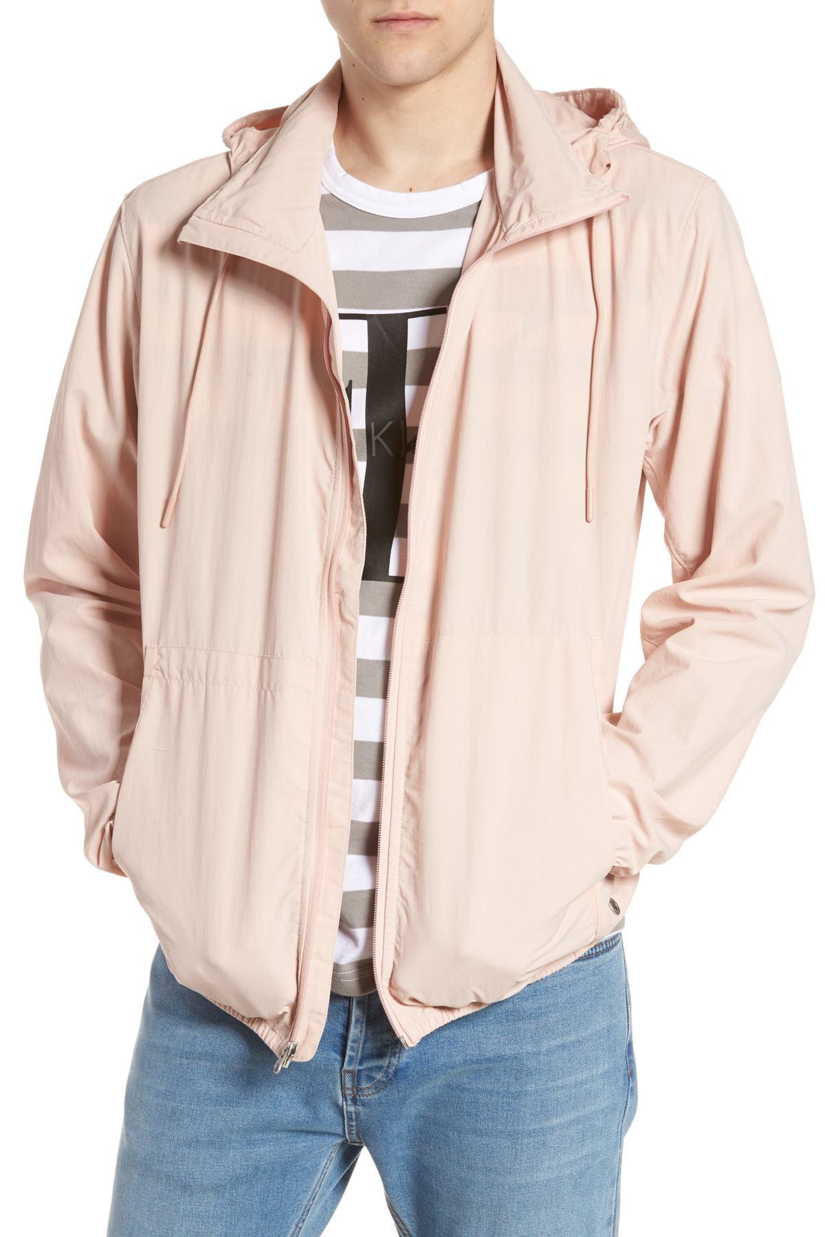 Lyst - Herschel Supply Co. Wrinkled Stowaway Jacket in Pink for Men