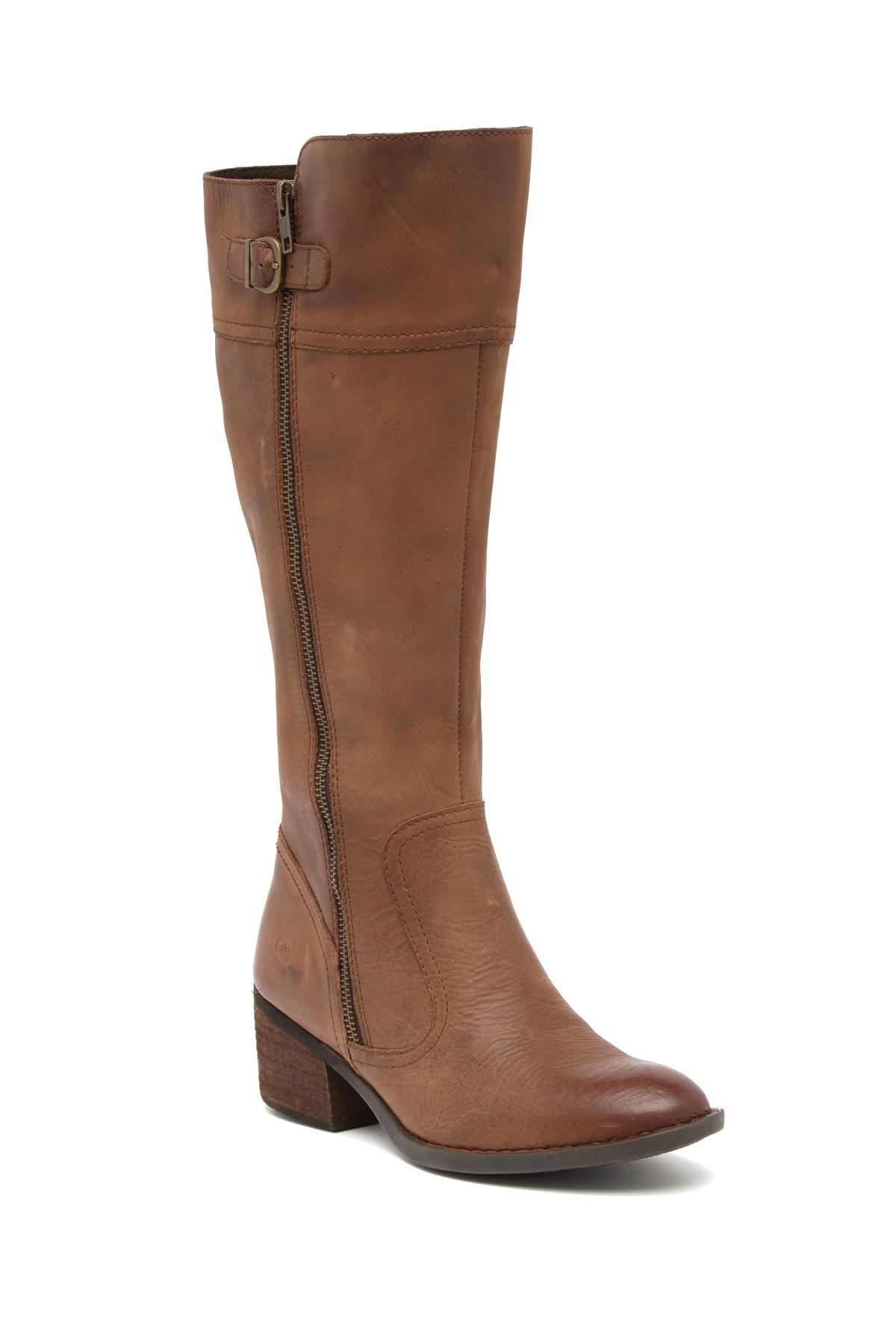 born knee high brown boots