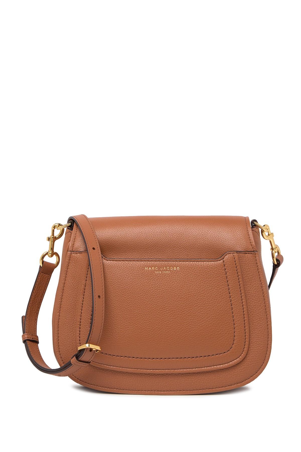 Lyst Marc Jacobs Empire City Messenger Leather Crossbody Bag in Brown