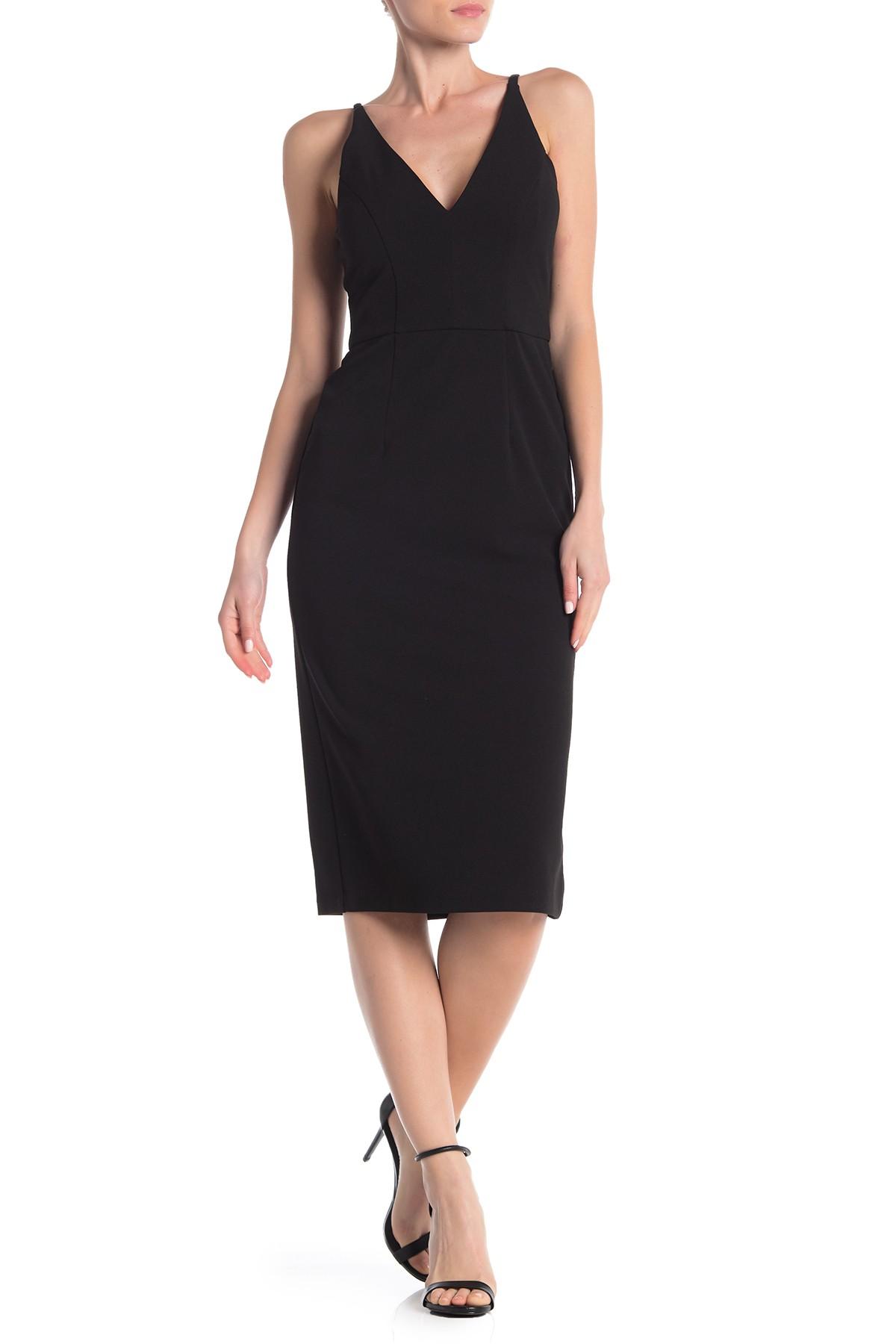 donna morgan black dress