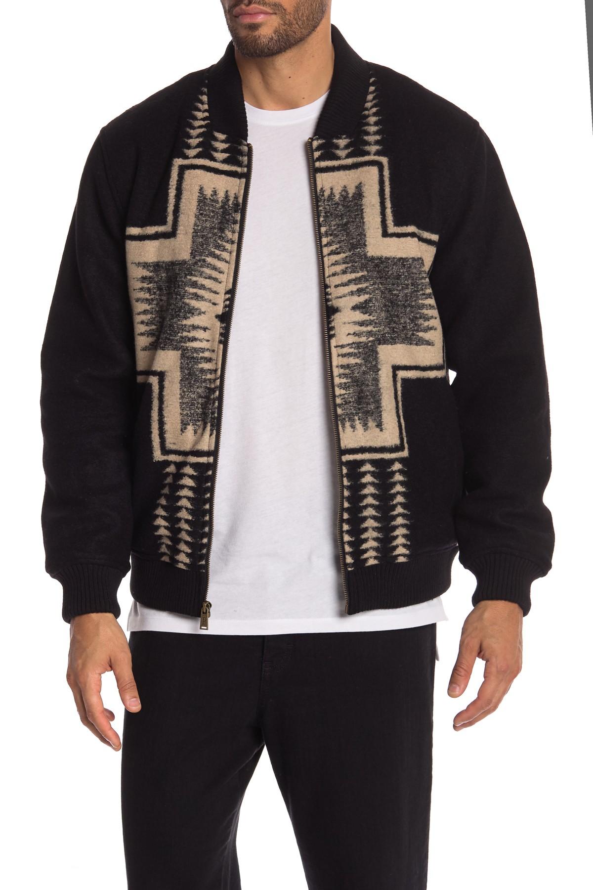 Lyst Pendleton Harding Park Jacquard Jacket in Black for Men