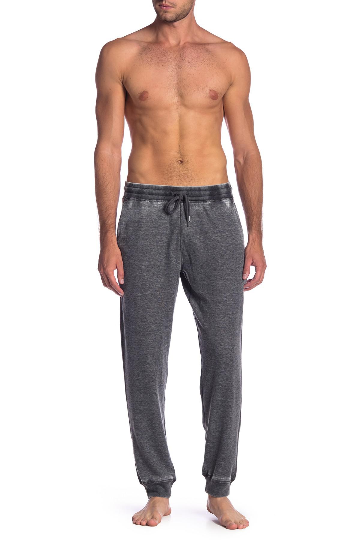 Lyst - Daniel Buchler Acid Wash Fleece Pants in Gray for Men