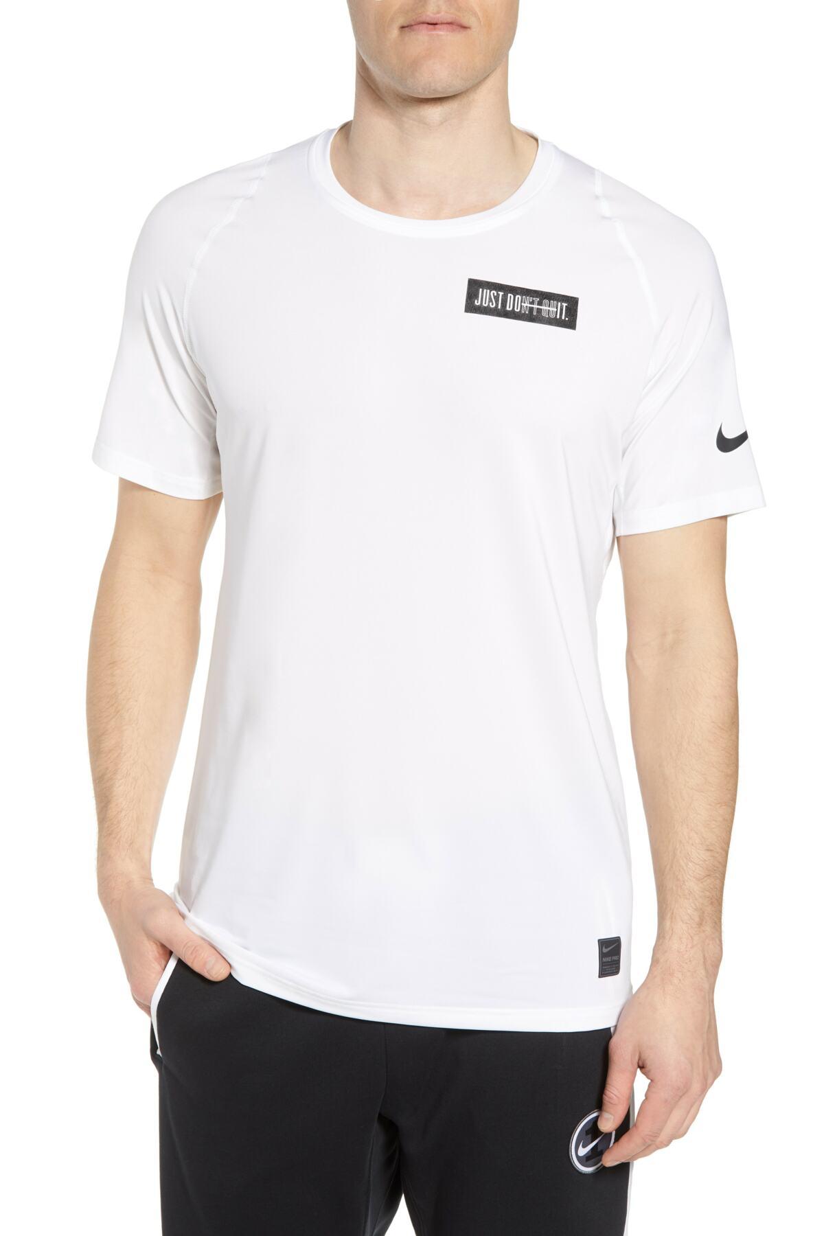 white nike t shirt jd