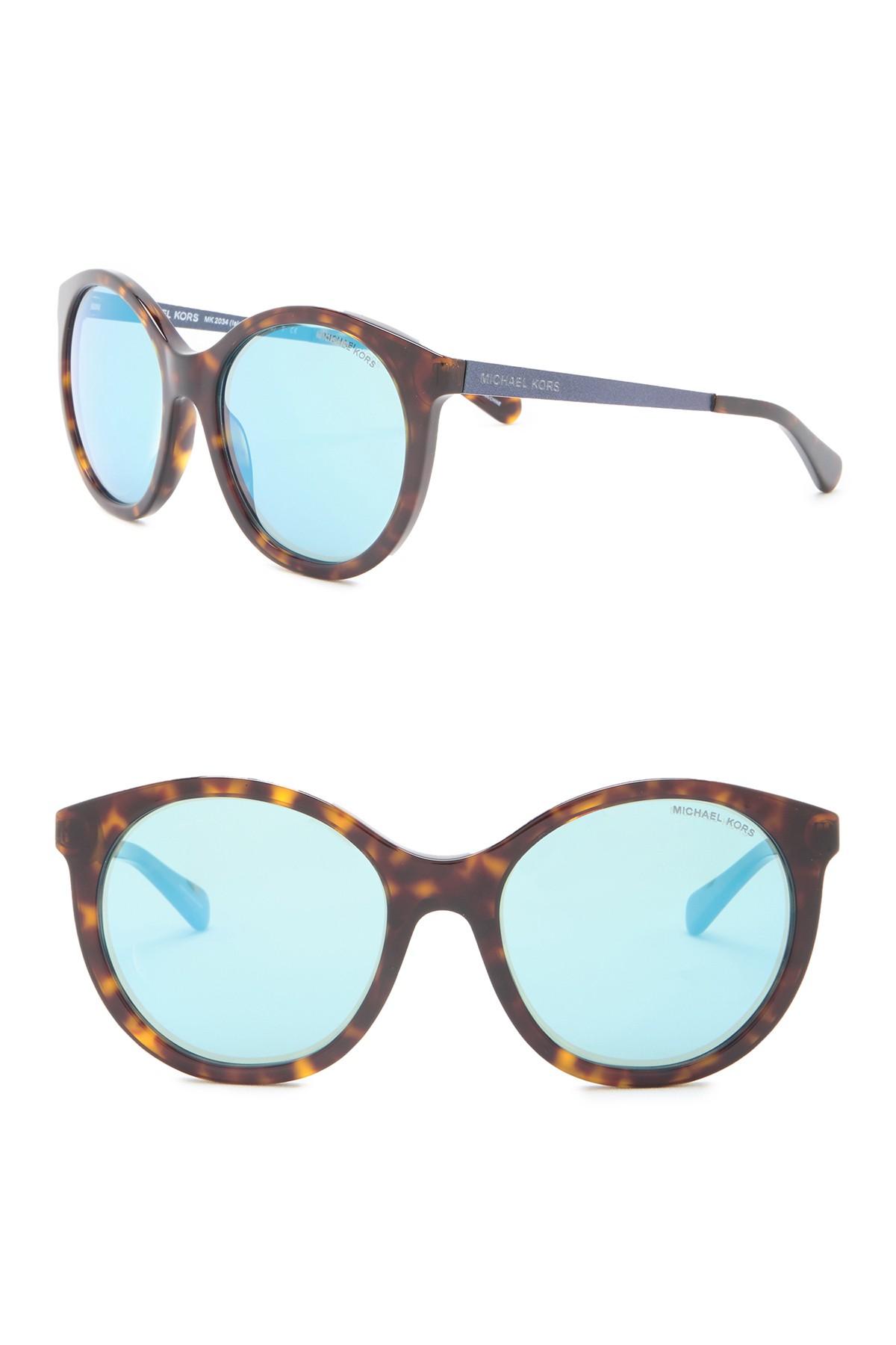 Lyst - Michael Kors 55mm Oversized Sunglasses in Blue