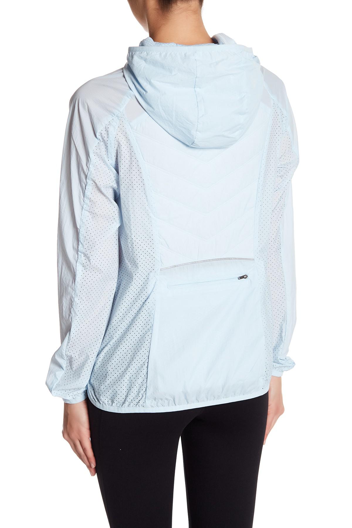 Lyst Zella Zelfusion Packable Reflective Windbreaker in Blue