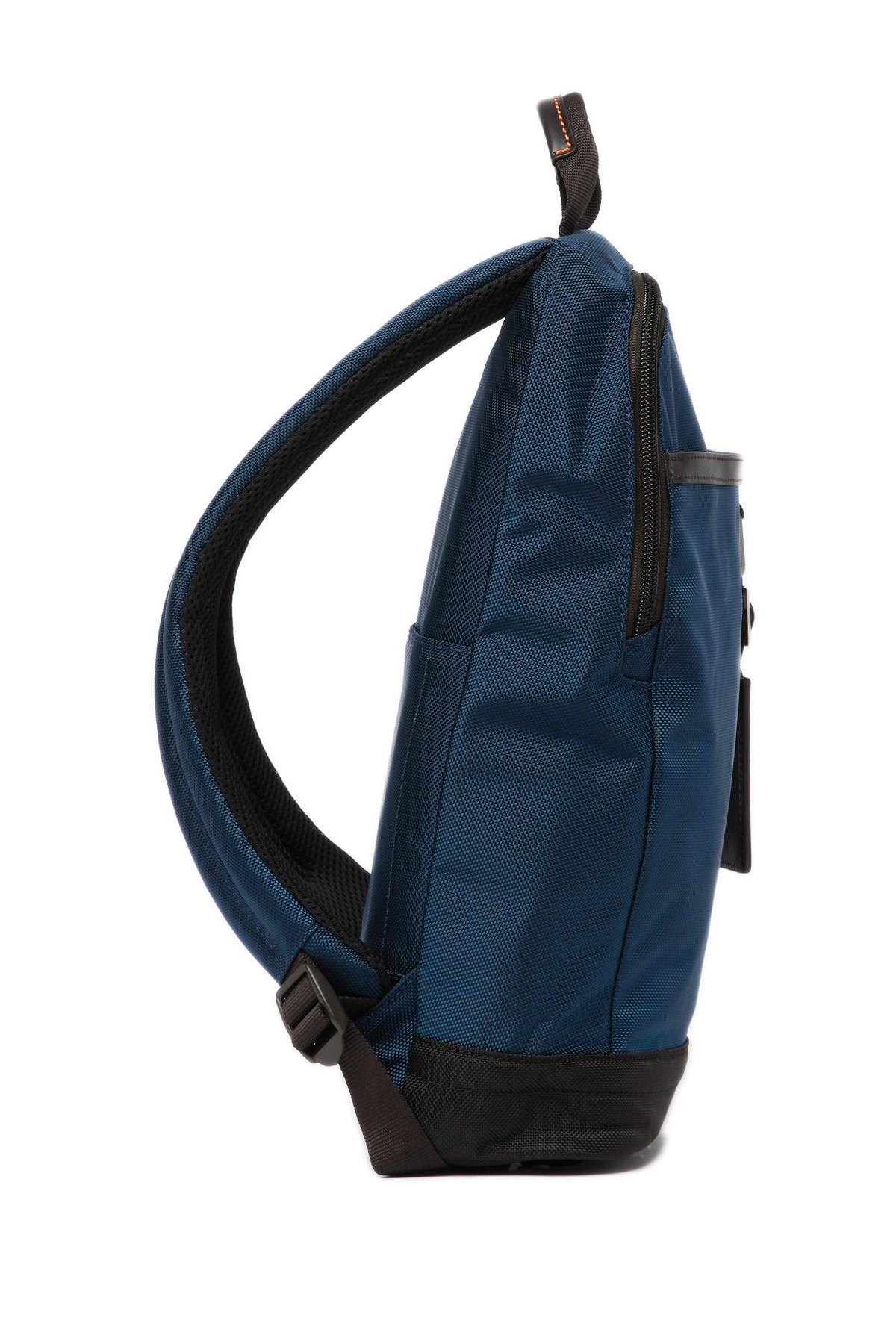Tumi Leather Westwood Slim Backpack in Blue for Men - Lyst