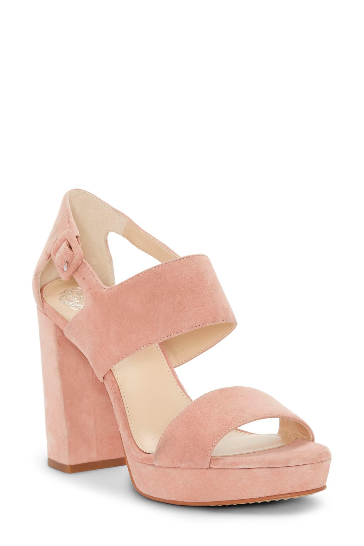 vince camuto pink sandals