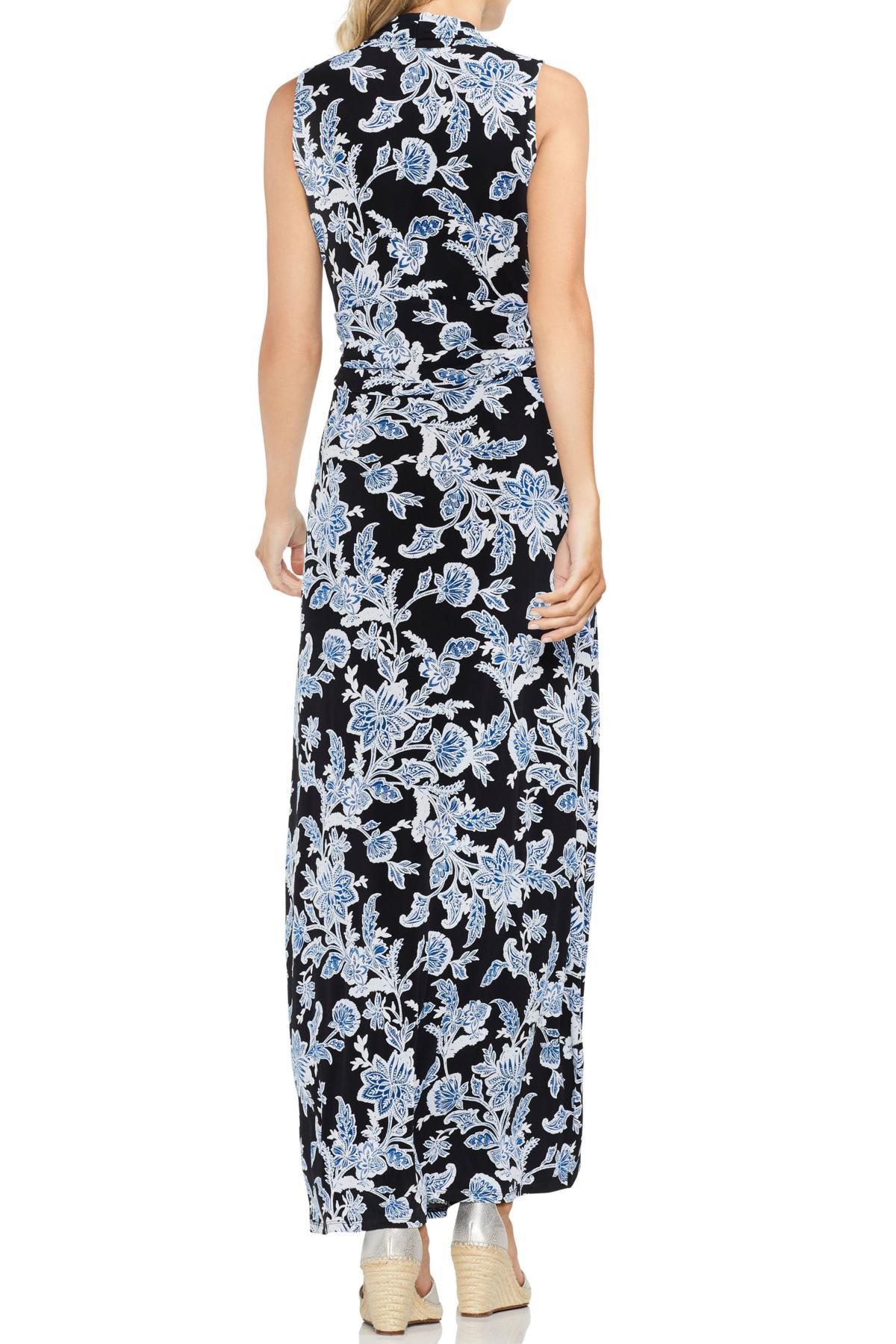 Lyst - Vince Camuto Maxi Dress in Black