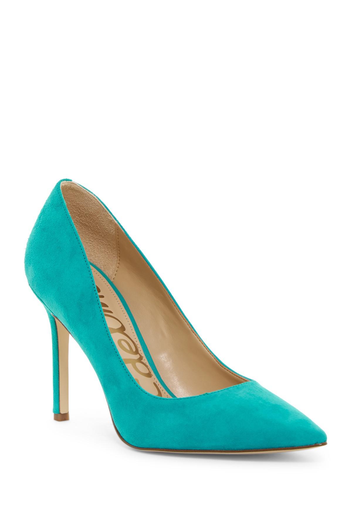 Lyst - Sam edelman Hazel Pointy Toe Pump in Blue